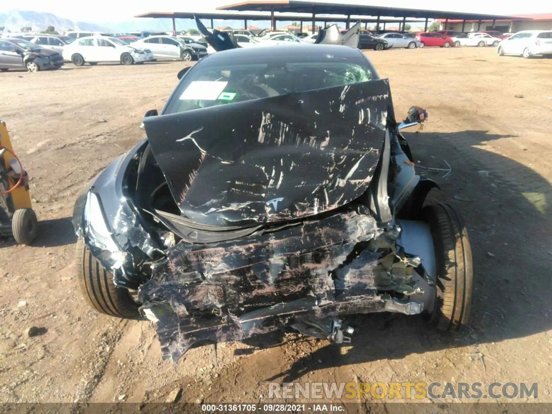 6 Photograph of a damaged car 5YJ3E1EB7KF392722 TESLA MODEL 3 2019