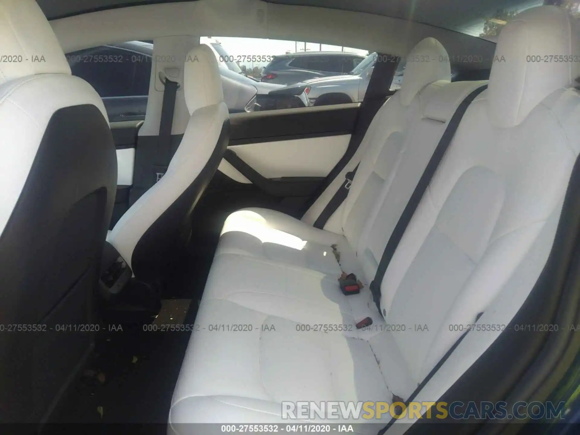 8 Photograph of a damaged car 5YJ3E1EB7KF393613 TESLA MODEL 3 2019