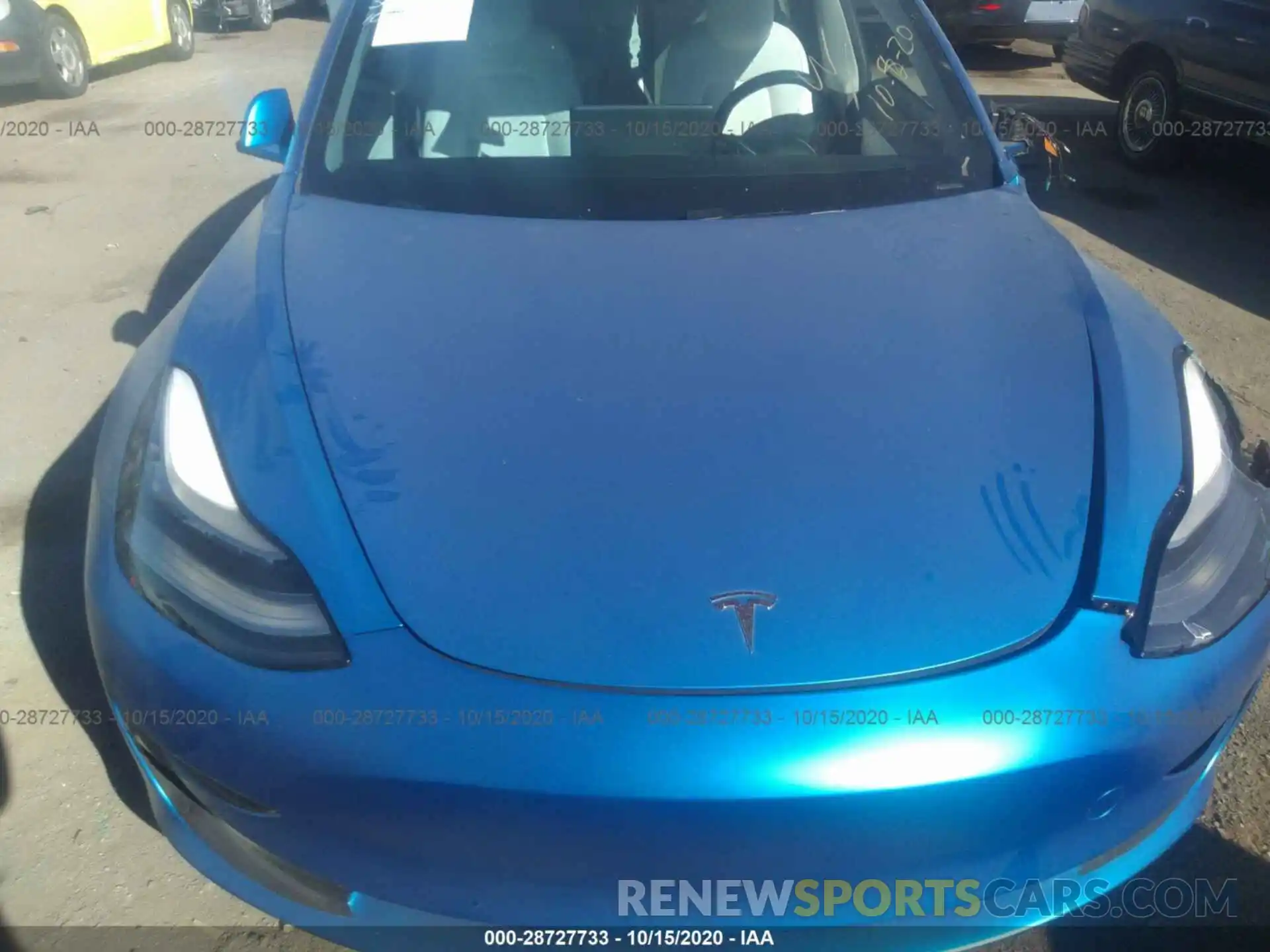 10 Photograph of a damaged car 5YJ3E1EB7KF408739 TESLA MODEL 3 2019