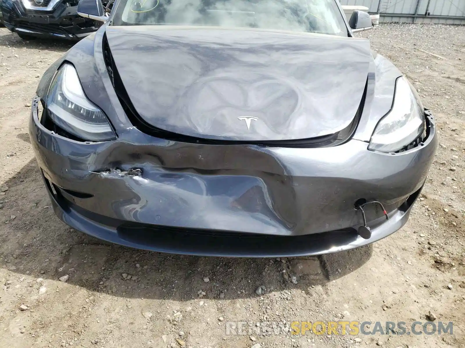 9 Photograph of a damaged car 5YJ3E1EB7KF413472 TESLA MODEL 3 2019