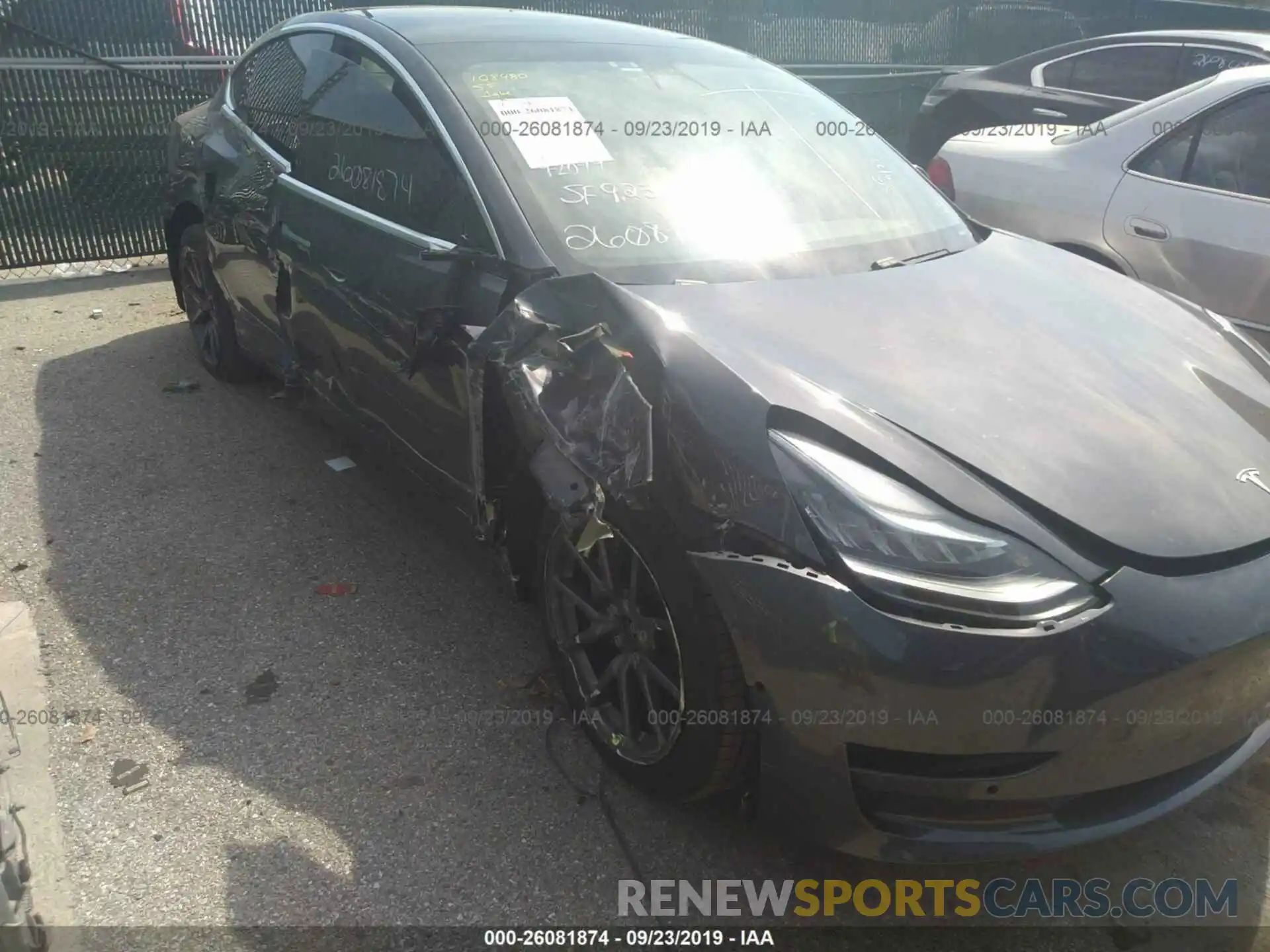 6 Photograph of a damaged car 5YJ3E1EB7KF432801 TESLA MODEL 3 2019