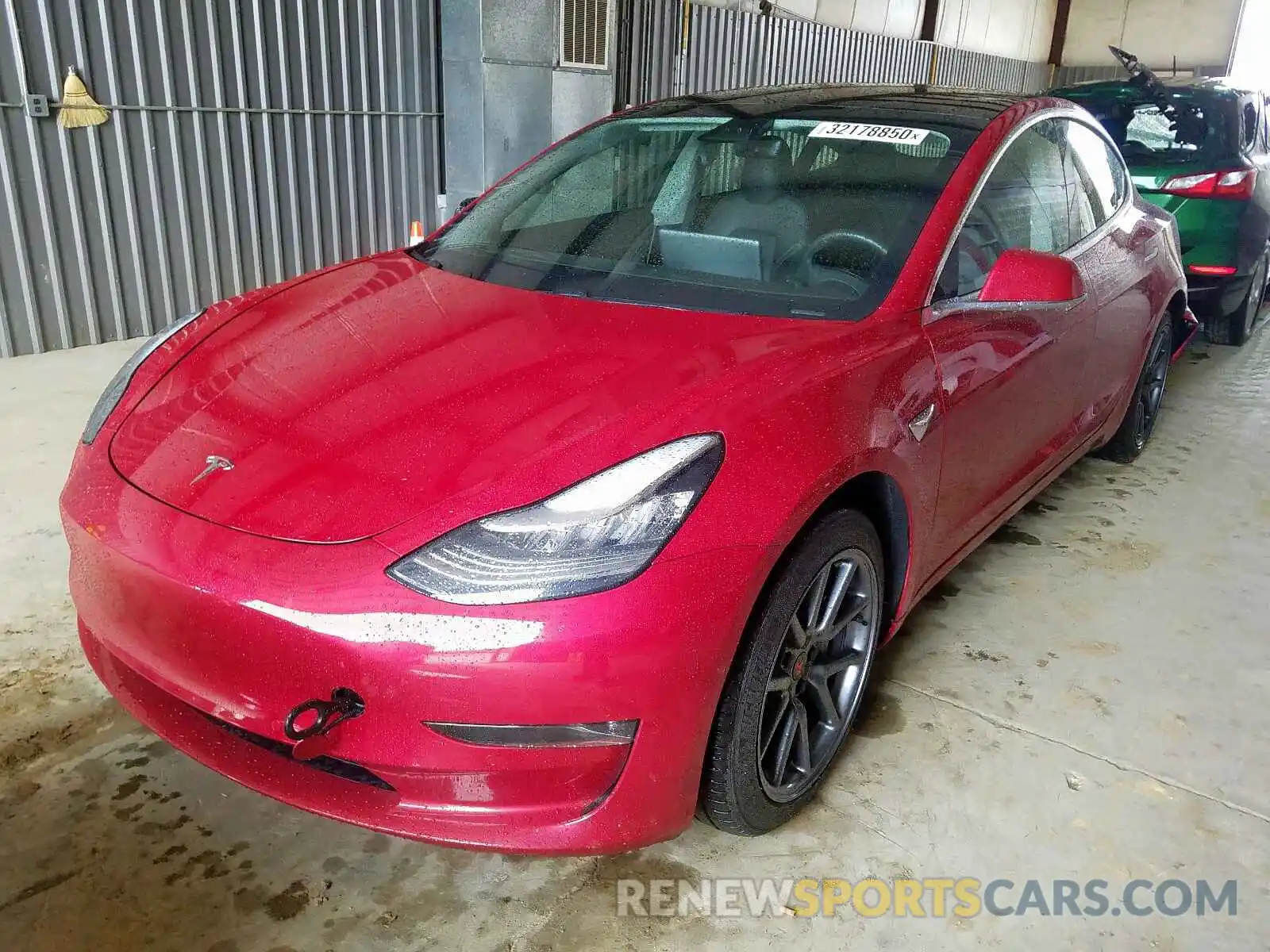 2 Photograph of a damaged car 5YJ3E1EB7KF432863 TESLA MODEL 3 2019