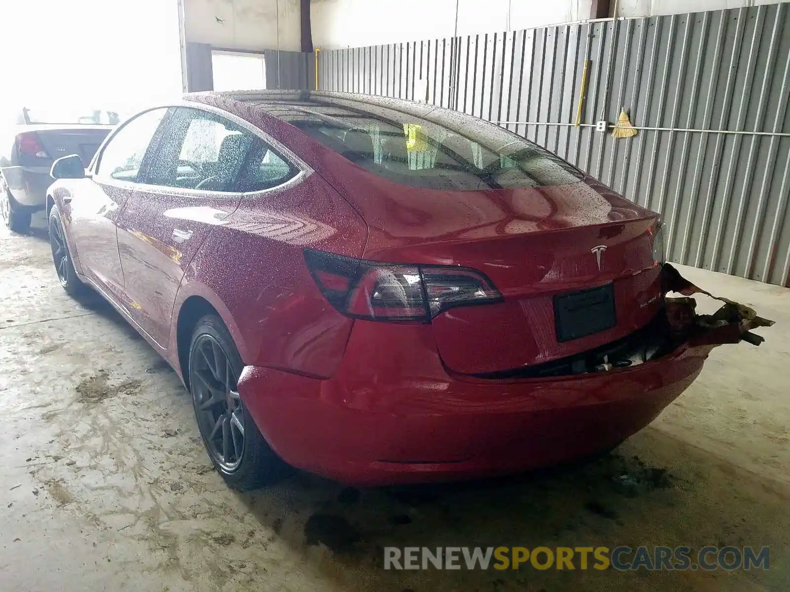 3 Photograph of a damaged car 5YJ3E1EB7KF432863 TESLA MODEL 3 2019