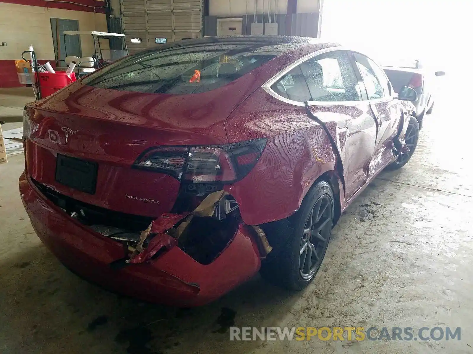 4 Photograph of a damaged car 5YJ3E1EB7KF432863 TESLA MODEL 3 2019