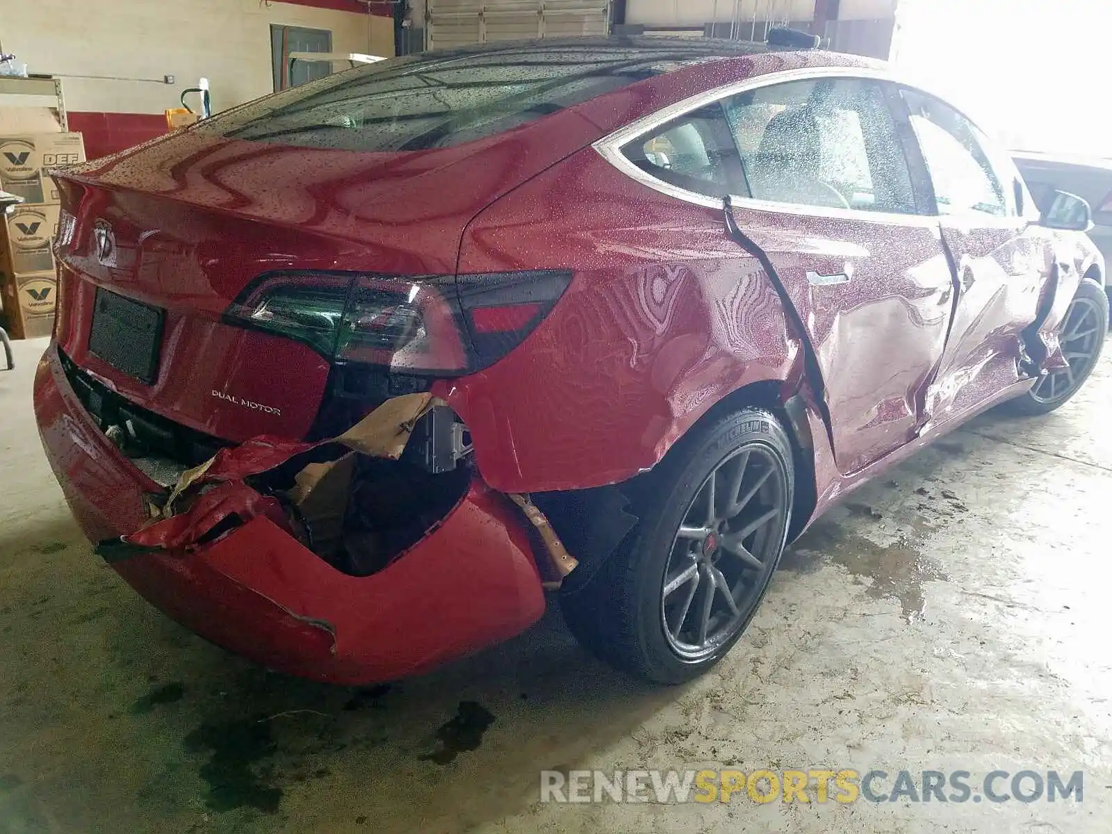 9 Photograph of a damaged car 5YJ3E1EB7KF432863 TESLA MODEL 3 2019