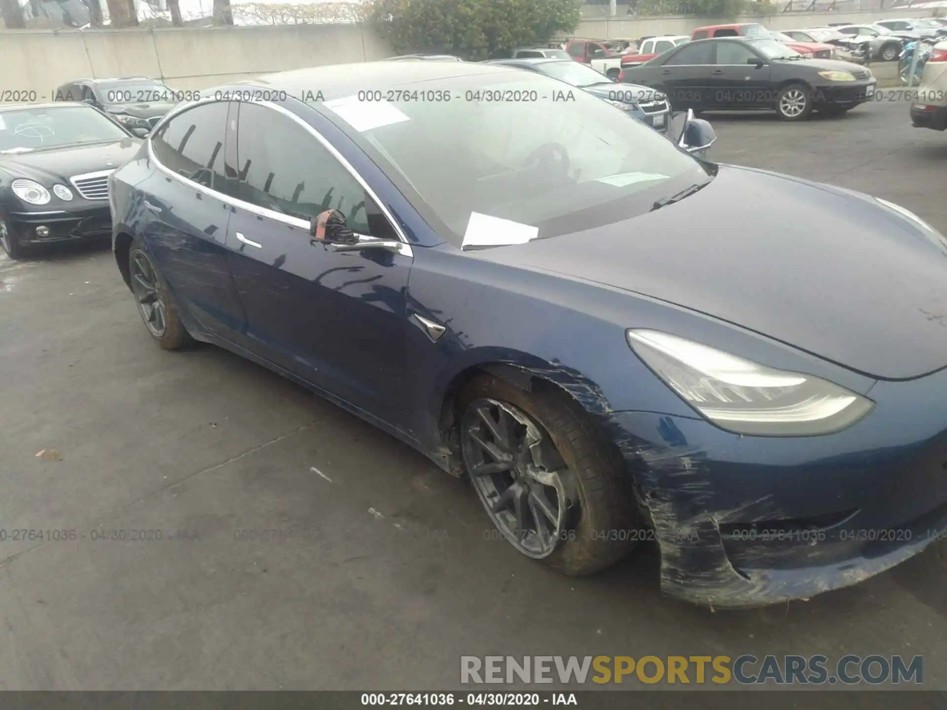 6 Photograph of a damaged car 5YJ3E1EB7KF433205 TESLA MODEL 3 2019