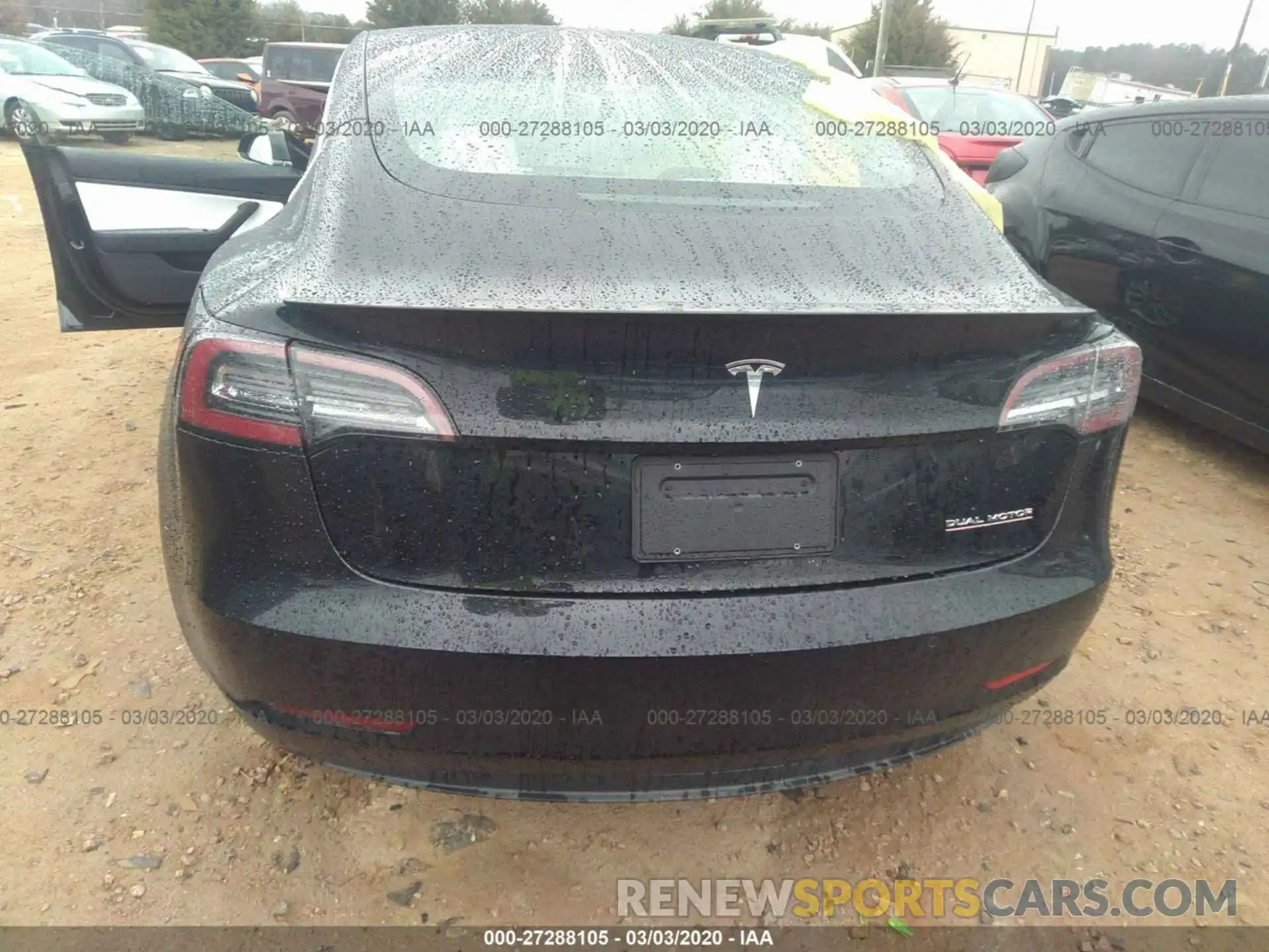 10 Photograph of a damaged car 5YJ3E1EB7KF434239 TESLA MODEL 3 2019