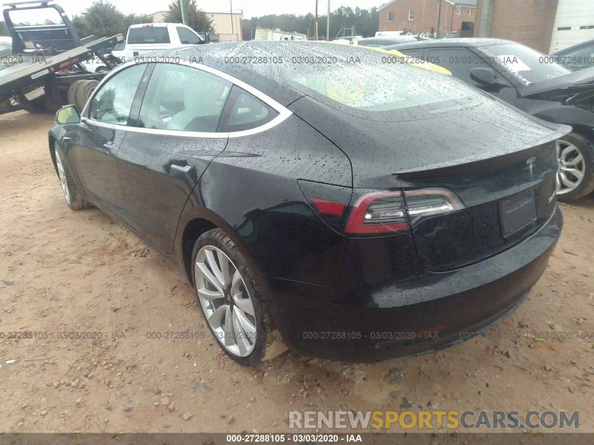 3 Photograph of a damaged car 5YJ3E1EB7KF434239 TESLA MODEL 3 2019