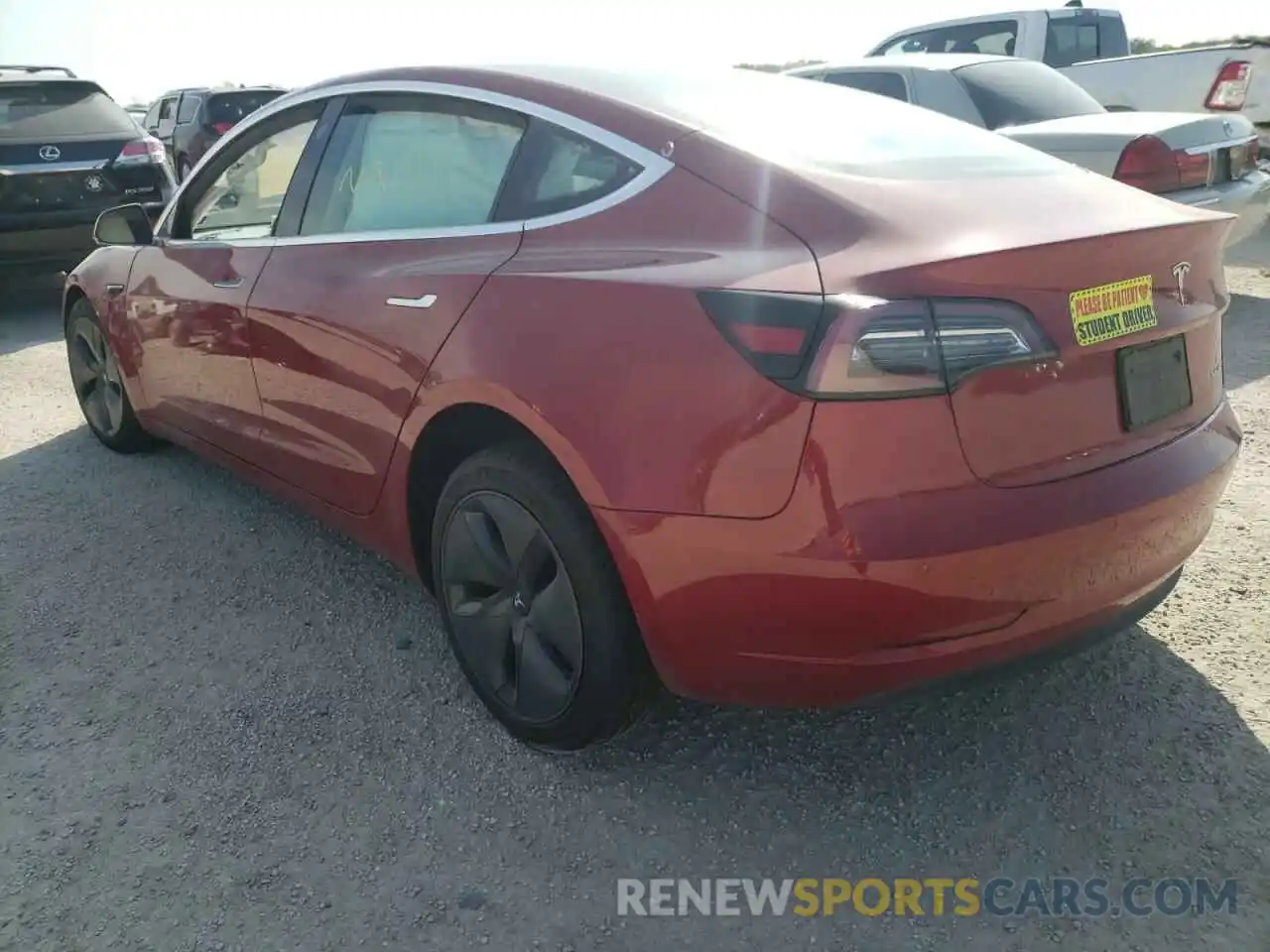 3 Photograph of a damaged car 5YJ3E1EB7KF450487 TESLA MODEL 3 2019