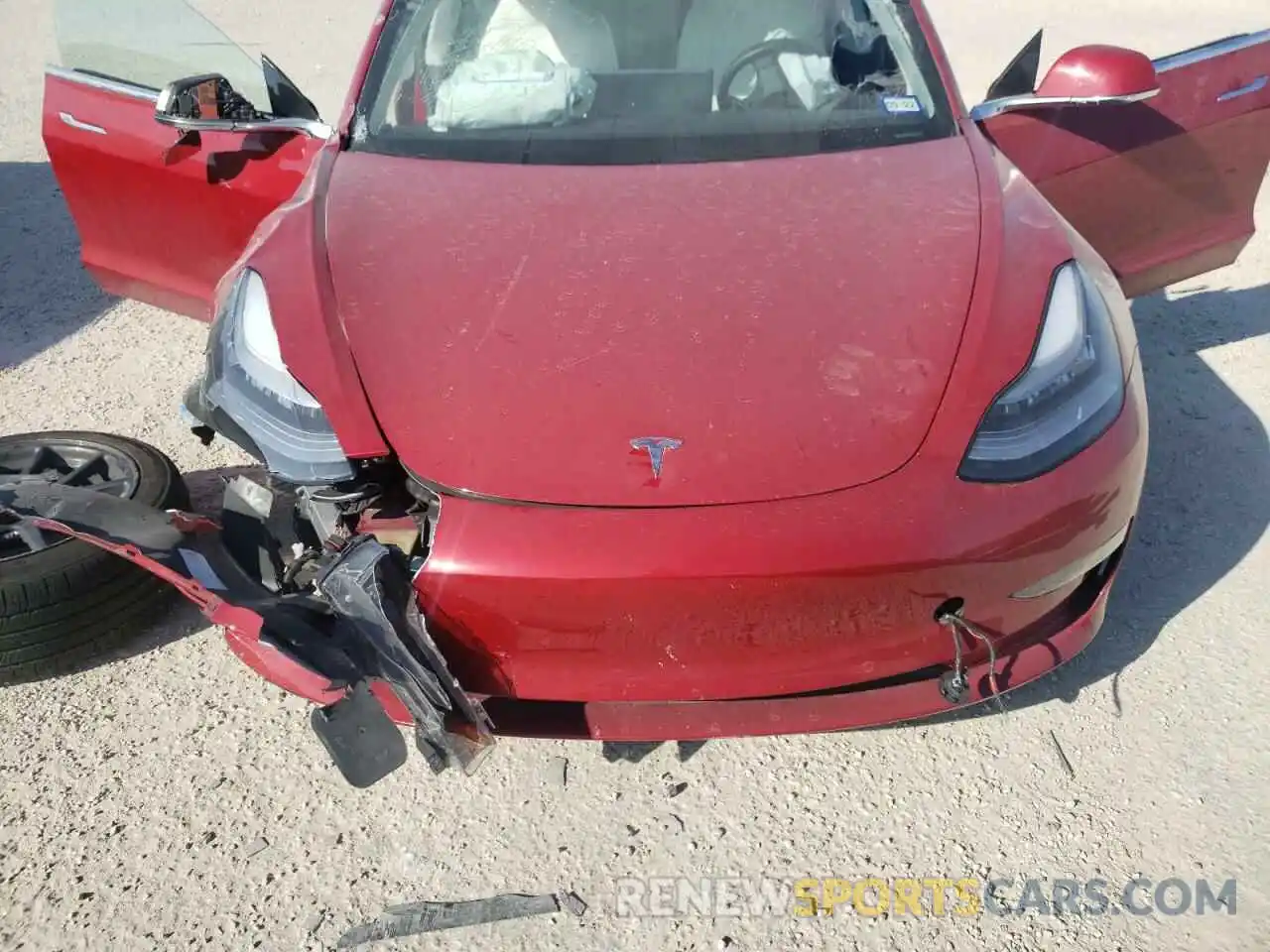 7 Photograph of a damaged car 5YJ3E1EB7KF450487 TESLA MODEL 3 2019