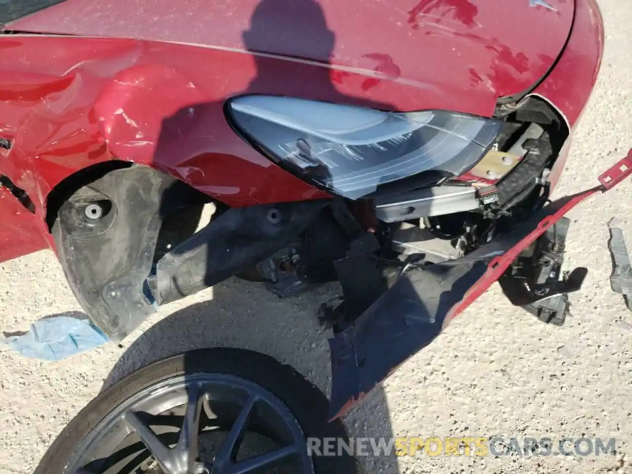 9 Photograph of a damaged car 5YJ3E1EB7KF450487 TESLA MODEL 3 2019