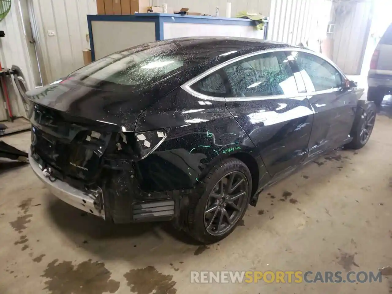 4 Photograph of a damaged car 5YJ3E1EB7KF451607 TESLA MODEL 3 2019