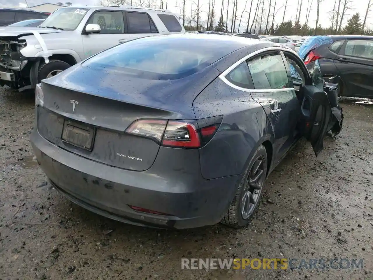 4 Фотография поврежденного автомобиля 5YJ3E1EB7KF451980 TESLA MODEL 3 2019