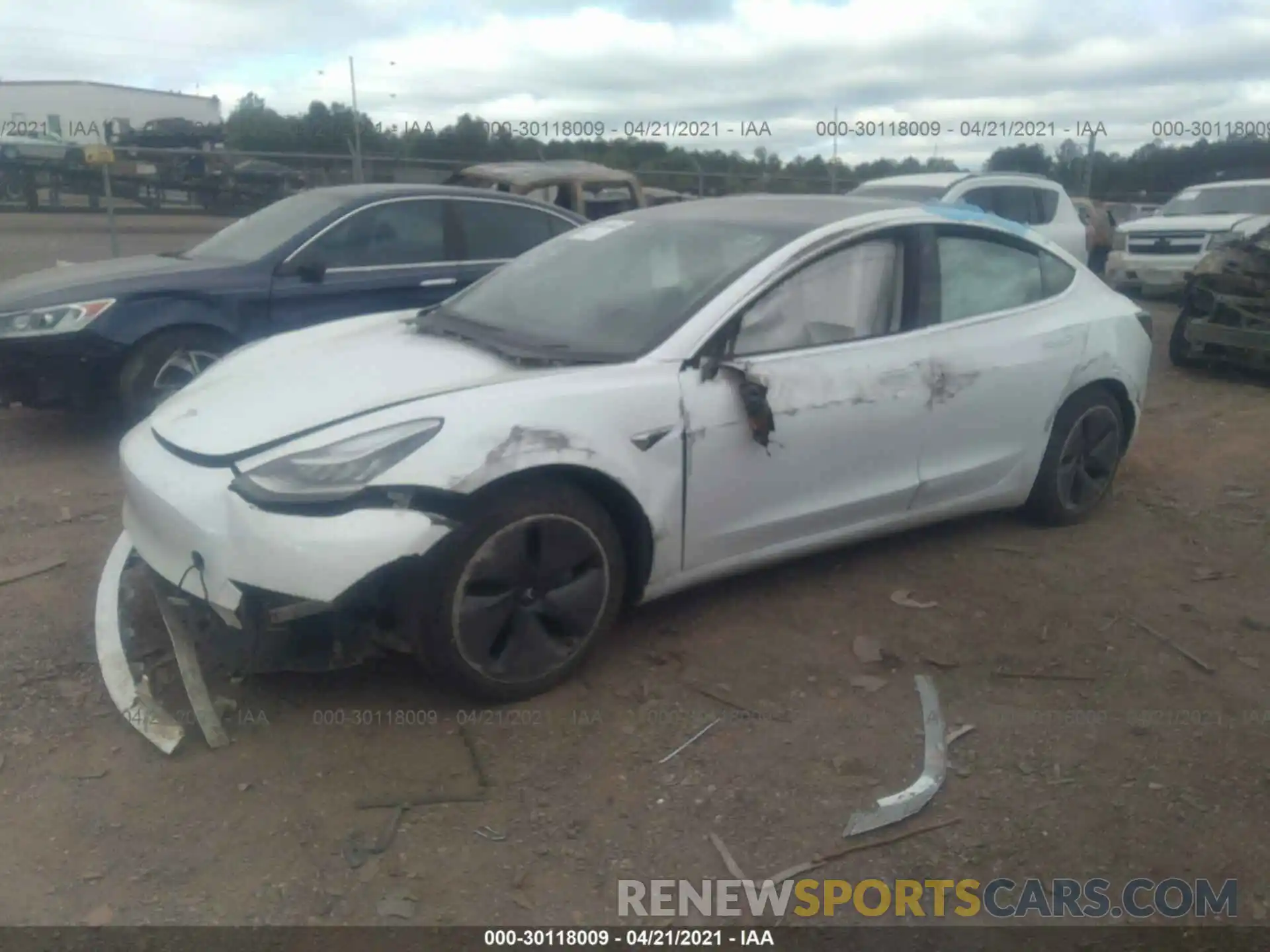 6 Photograph of a damaged car 5YJ3E1EB7KF452935 TESLA MODEL 3 2019