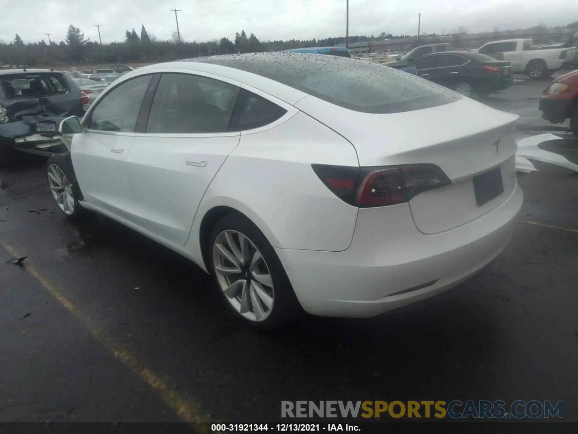 3 Photograph of a damaged car 5YJ3E1EB7KF453292 TESLA MODEL 3 2019