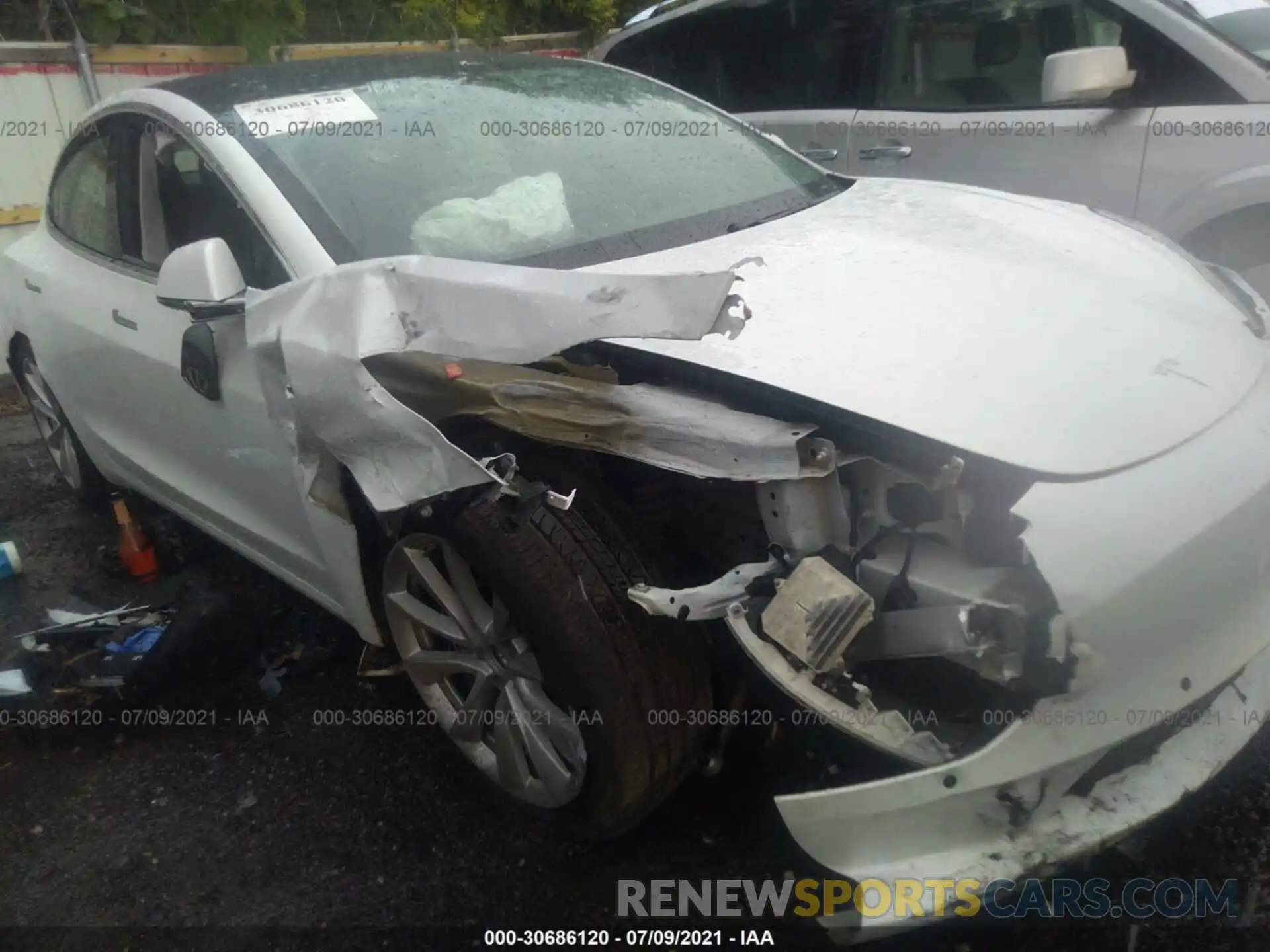 6 Photograph of a damaged car 5YJ3E1EB7KF454216 TESLA MODEL 3 2019