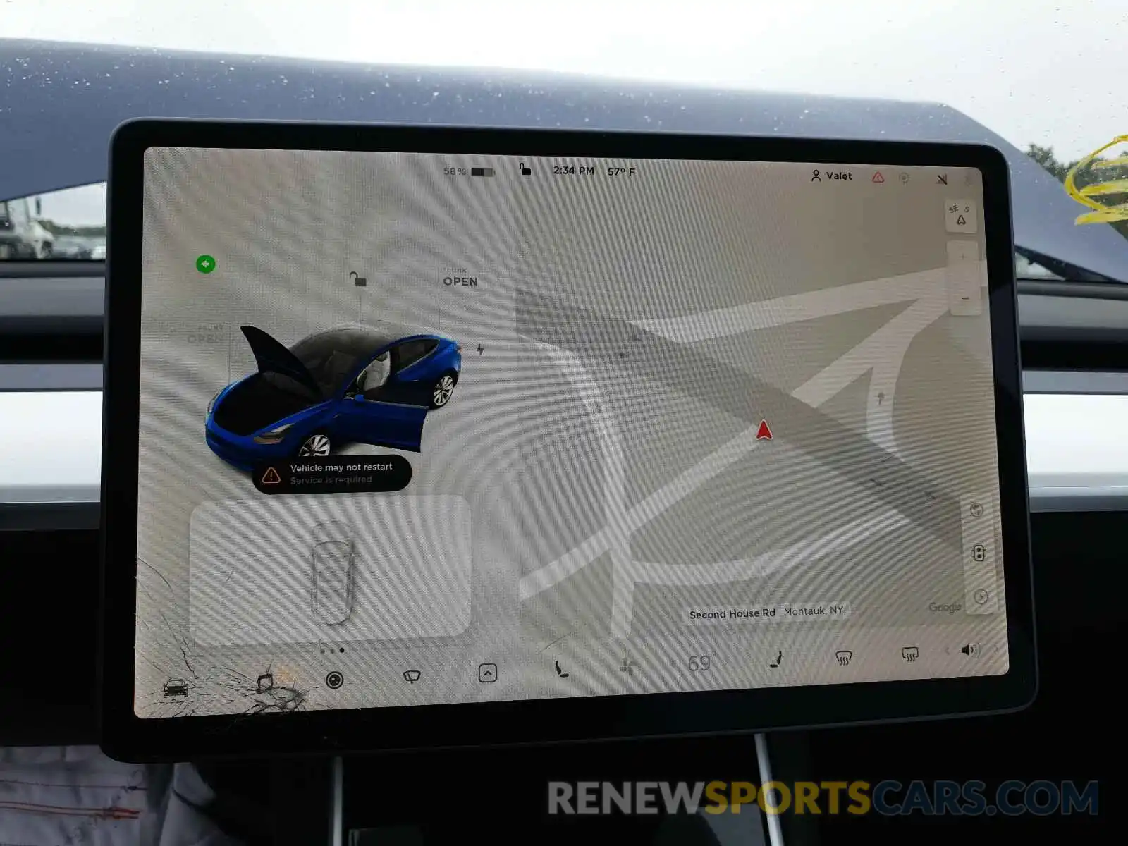 8 Photograph of a damaged car 5YJ3E1EB7KF465250 TESLA MODEL 3 2019