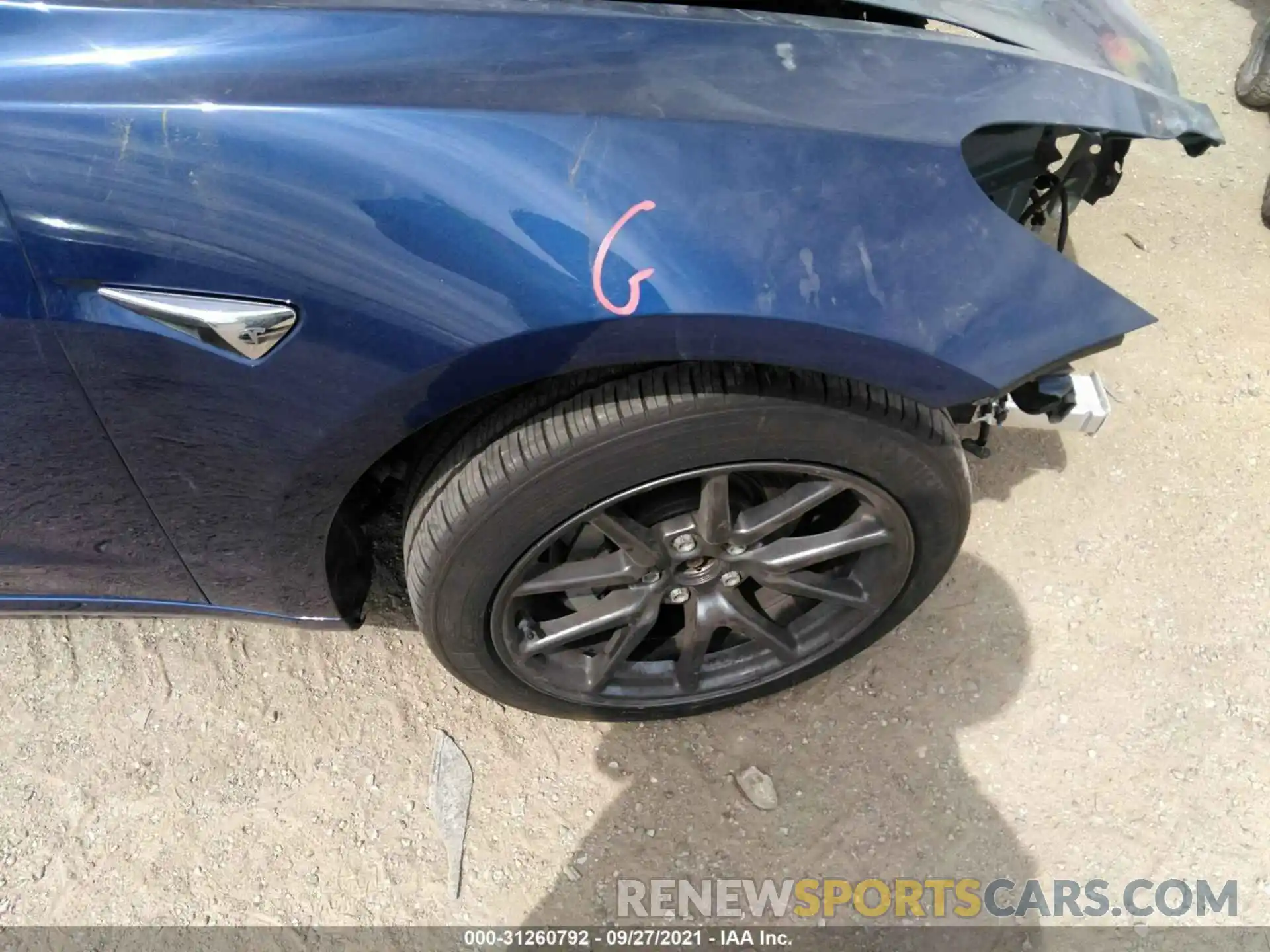 14 Photograph of a damaged car 5YJ3E1EB7KF477527 TESLA MODEL 3 2019