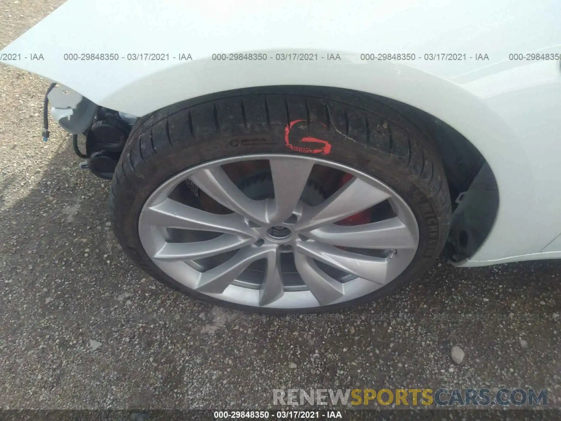 12 Photograph of a damaged car 5YJ3E1EB7KF487510 TESLA MODEL 3 2019