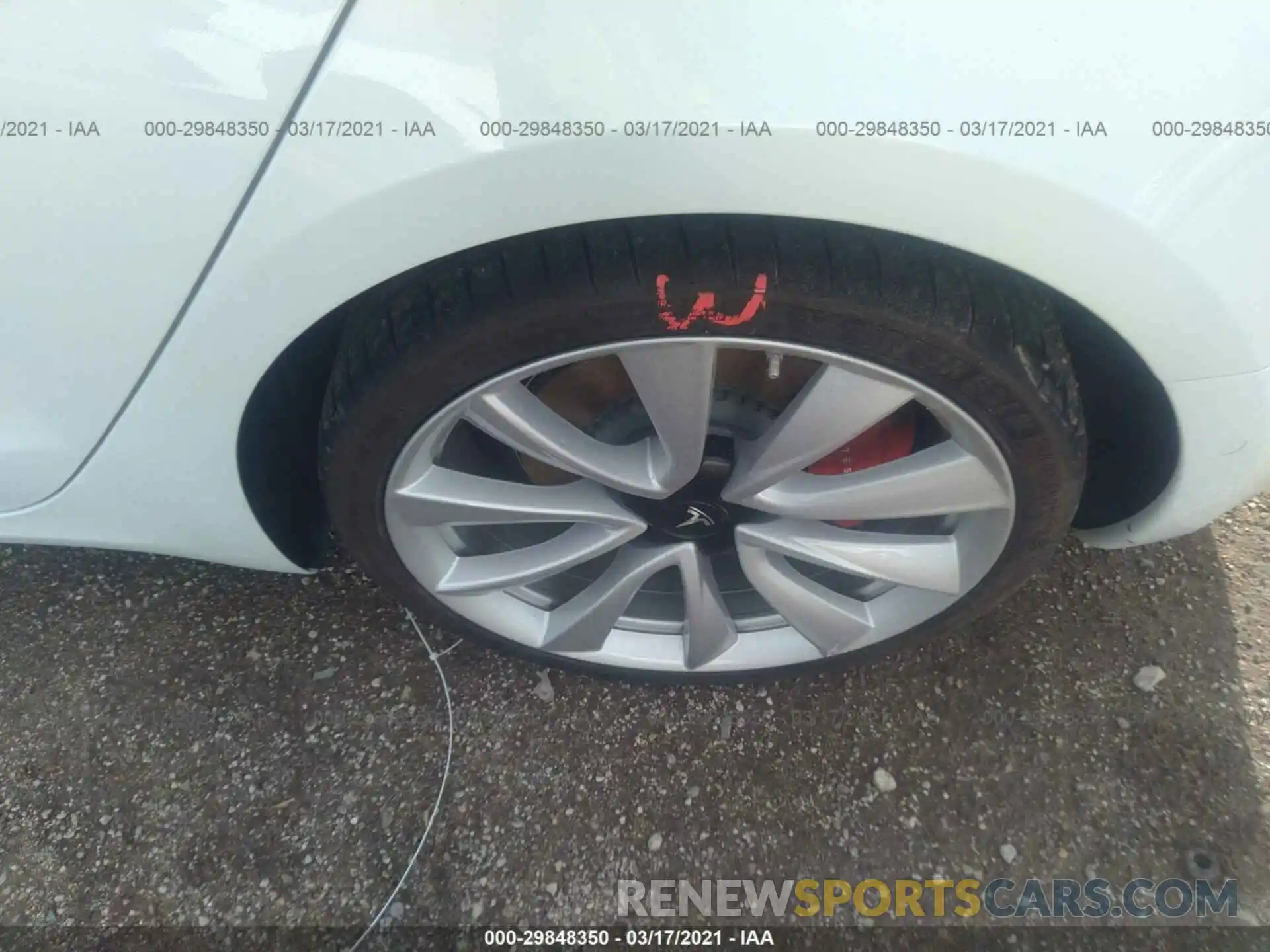 13 Photograph of a damaged car 5YJ3E1EB7KF487510 TESLA MODEL 3 2019