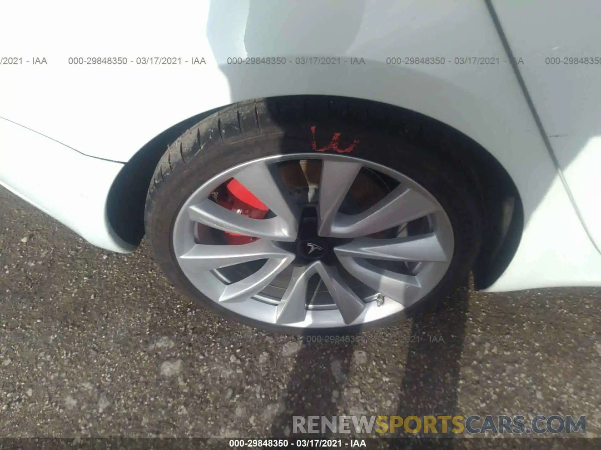 15 Photograph of a damaged car 5YJ3E1EB7KF487510 TESLA MODEL 3 2019