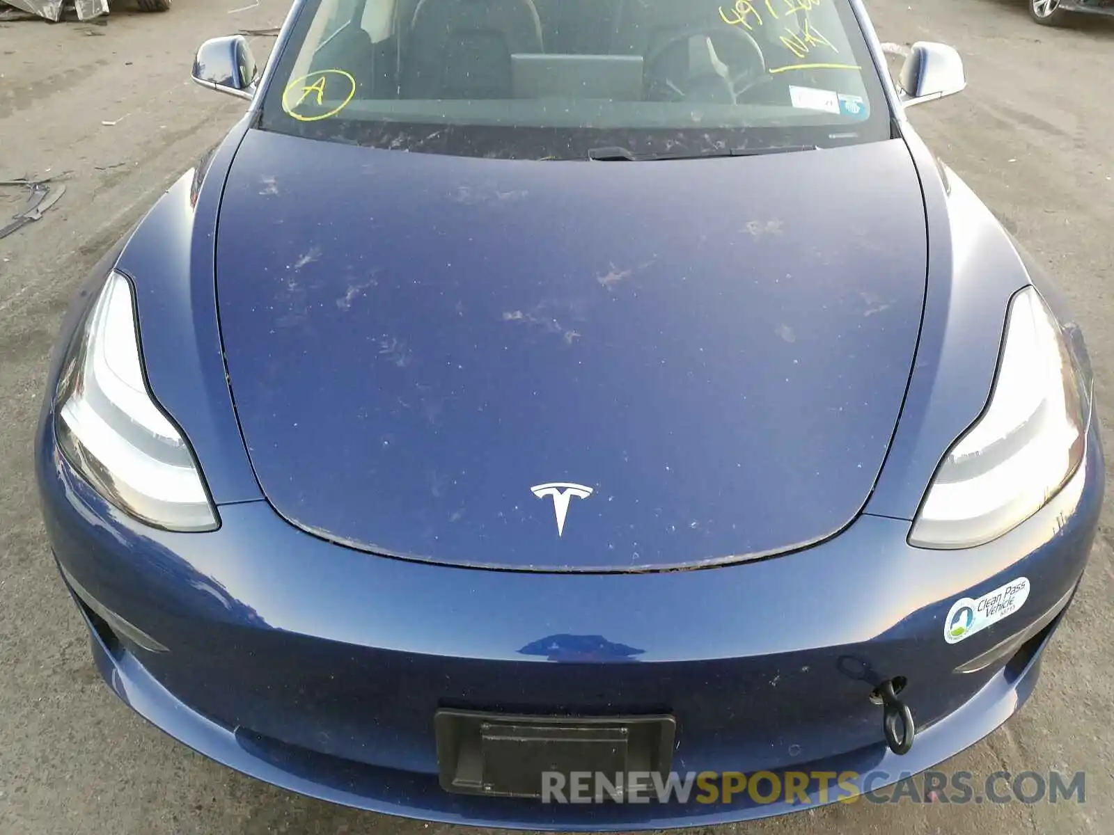 7 Фотография поврежденного автомобиля 5YJ3E1EB7KF497180 TESLA MODEL 3 2019