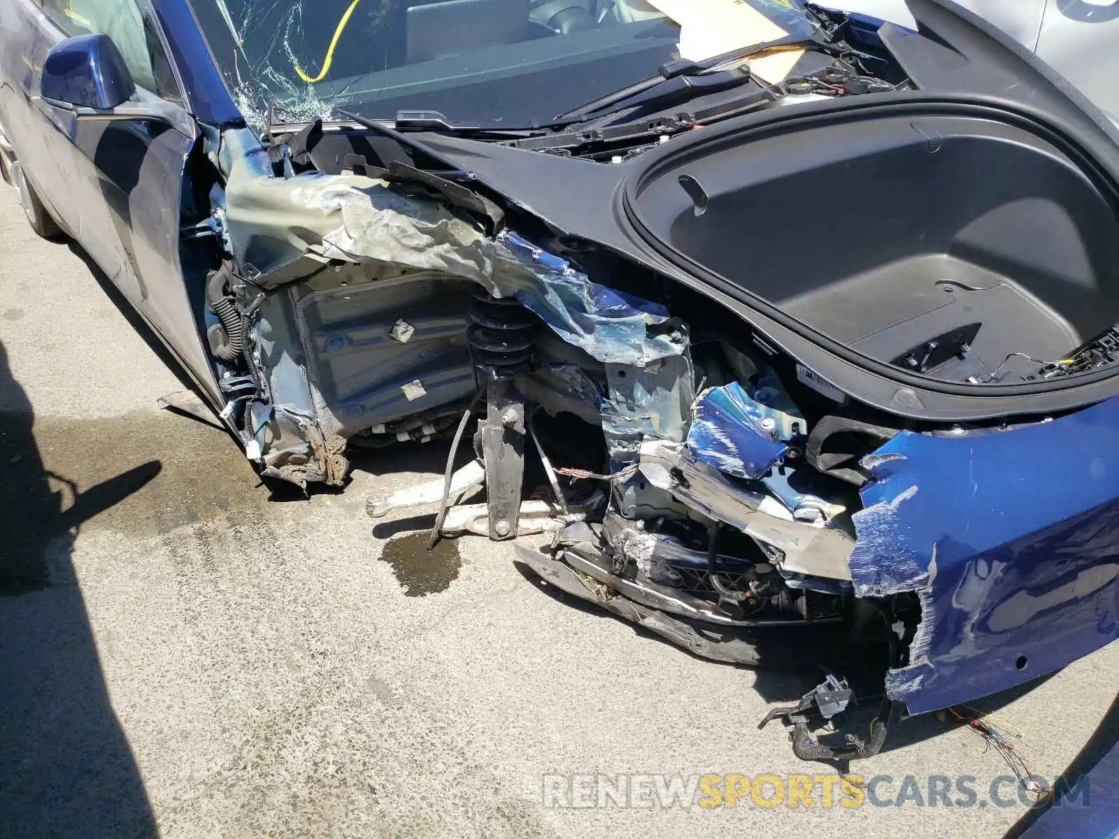 9 Photograph of a damaged car 5YJ3E1EB7KF497471 TESLA MODEL 3 2019