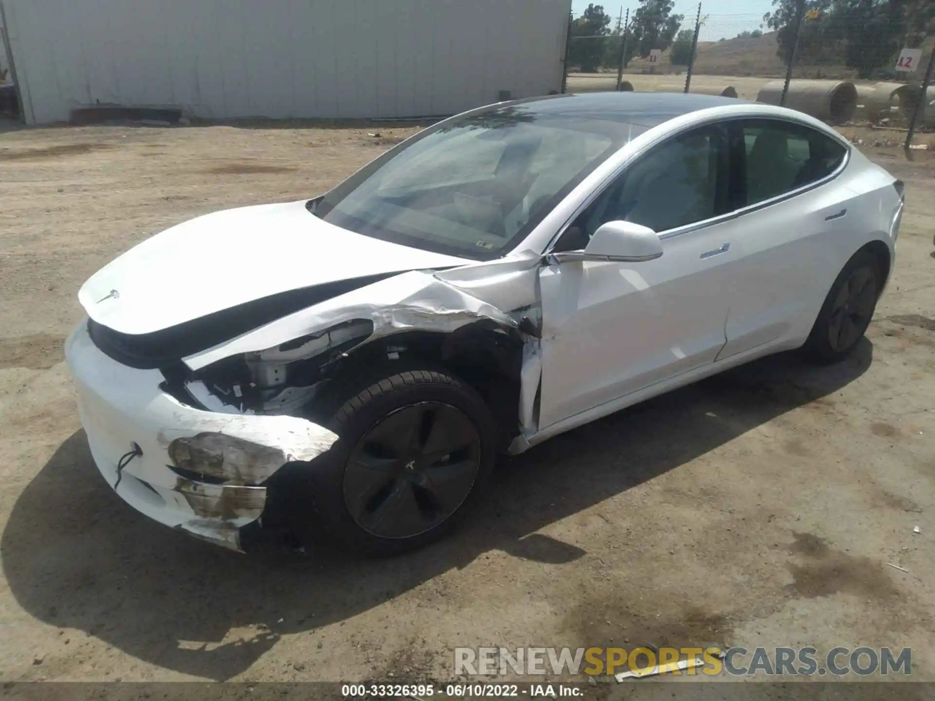 2 Photograph of a damaged car 5YJ3E1EB7KF513250 TESLA MODEL 3 2019