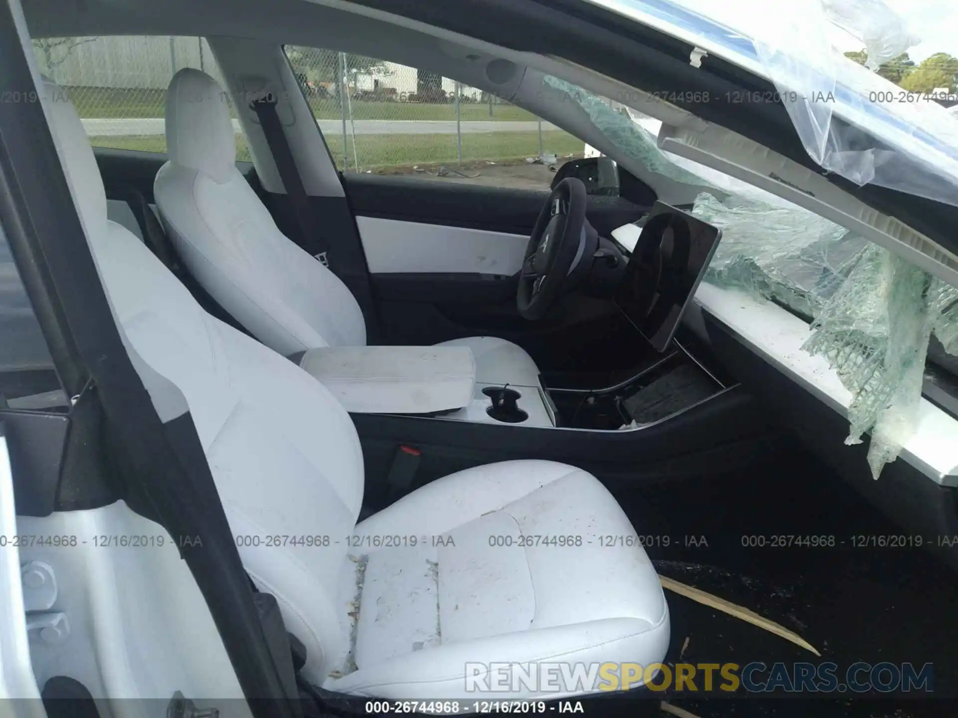 5 Photograph of a damaged car 5YJ3E1EB7KF514690 TESLA MODEL 3 2019