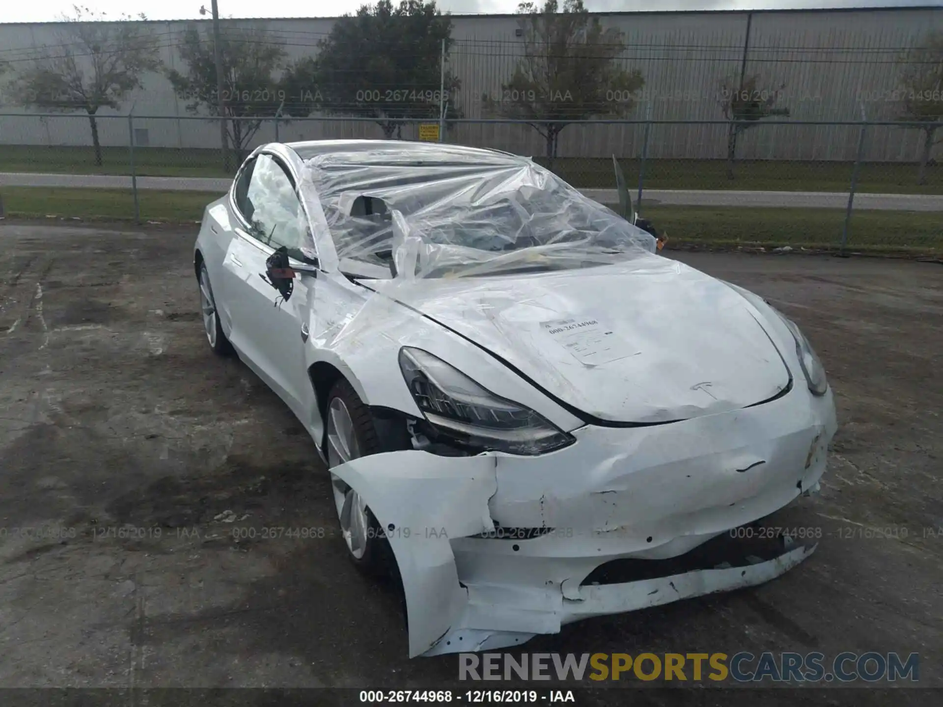 6 Фотография поврежденного автомобиля 5YJ3E1EB7KF514690 TESLA MODEL 3 2019