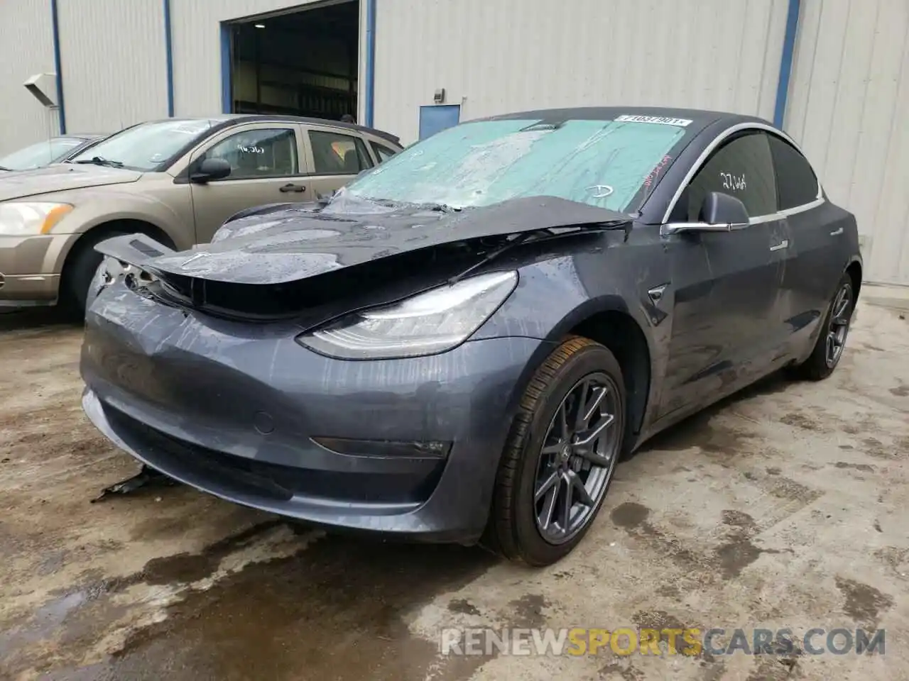 2 Фотография поврежденного автомобиля 5YJ3E1EB7KF520764 TESLA MODEL 3 2019