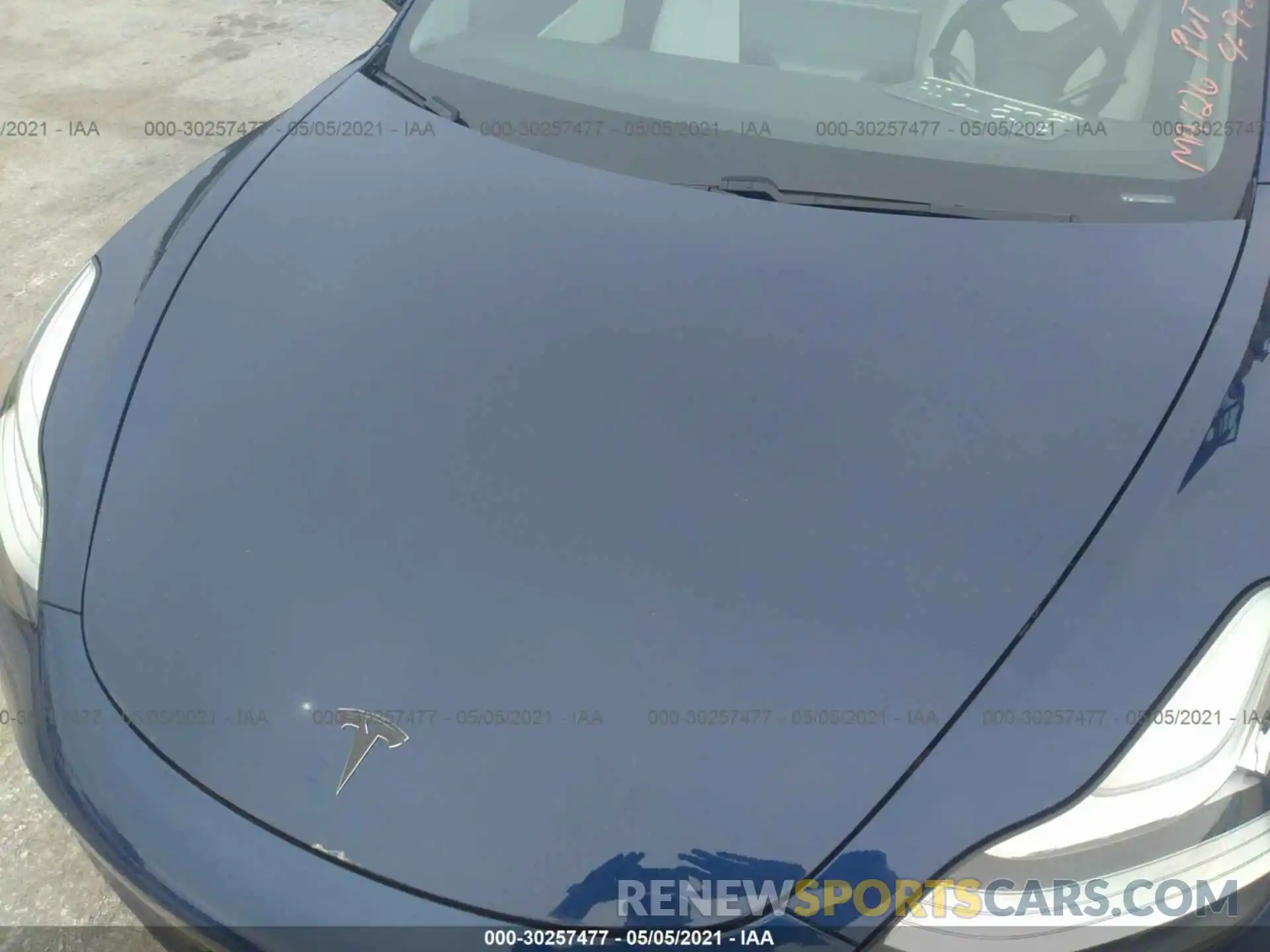 10 Photograph of a damaged car 5YJ3E1EB8KF192187 TESLA MODEL 3 2019