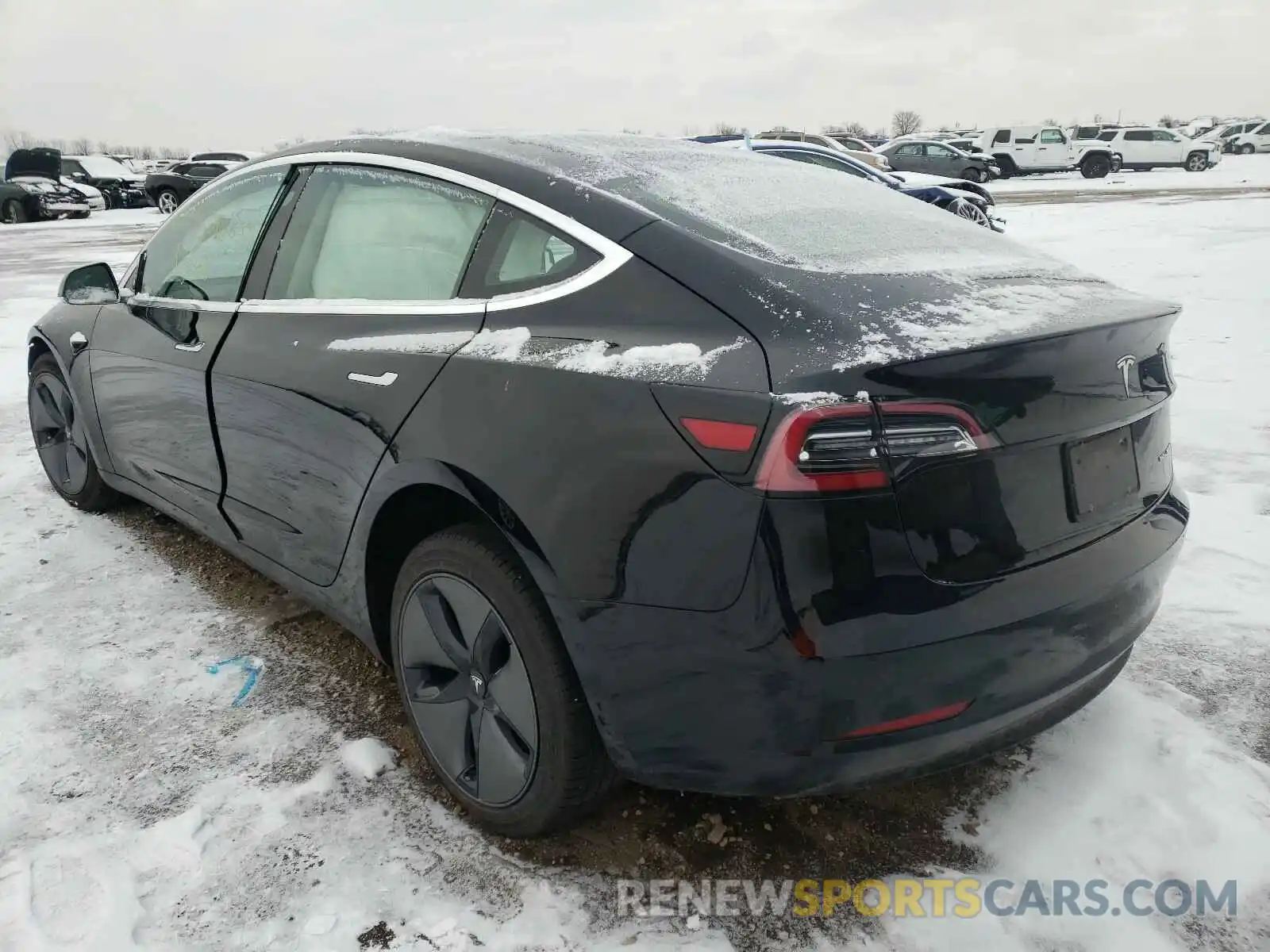 3 Photograph of a damaged car 5YJ3E1EB8KF193548 TESLA MODEL 3 2019