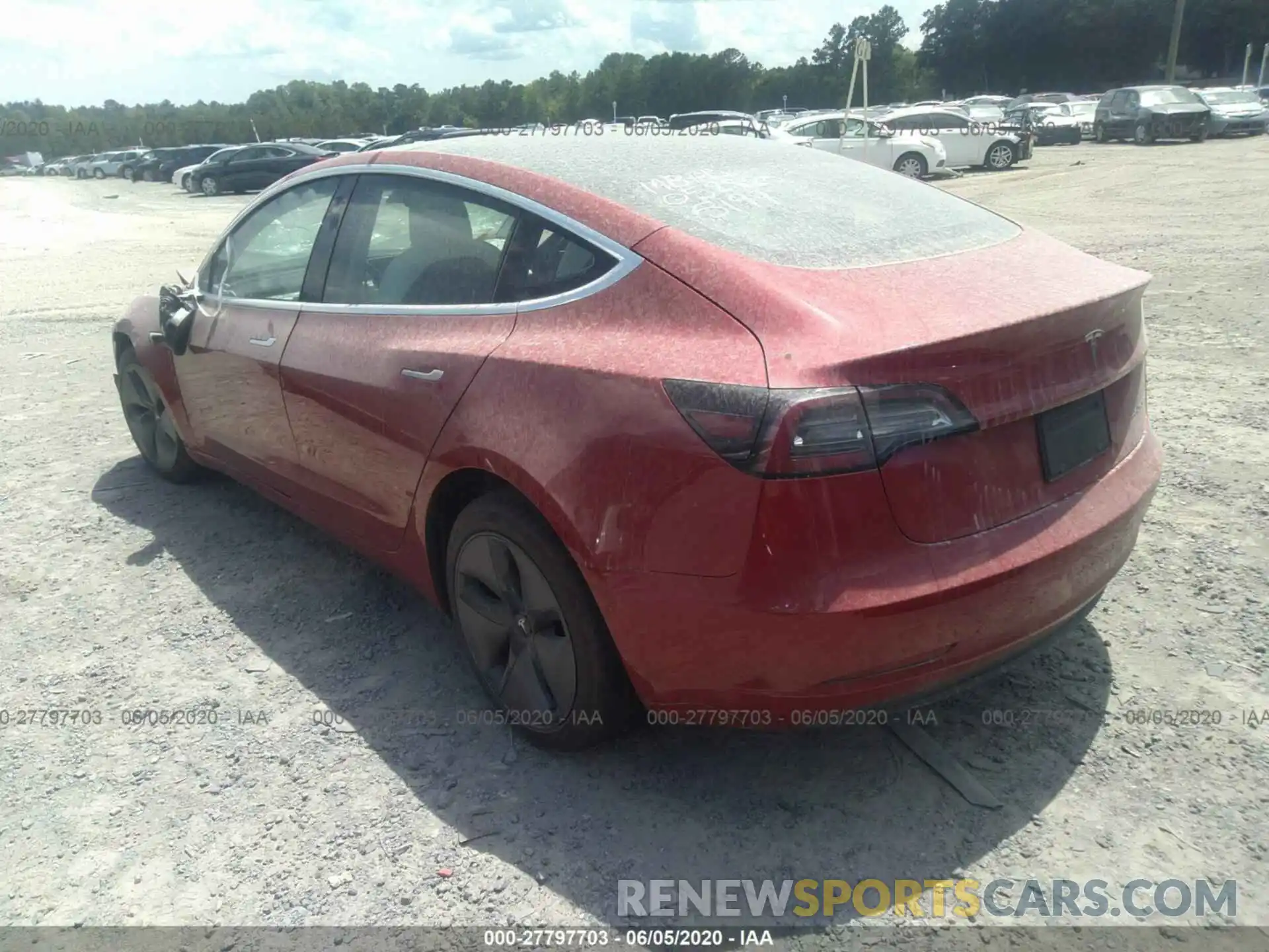 3 Photograph of a damaged car 5YJ3E1EB8KF195199 TESLA MODEL 3 2019