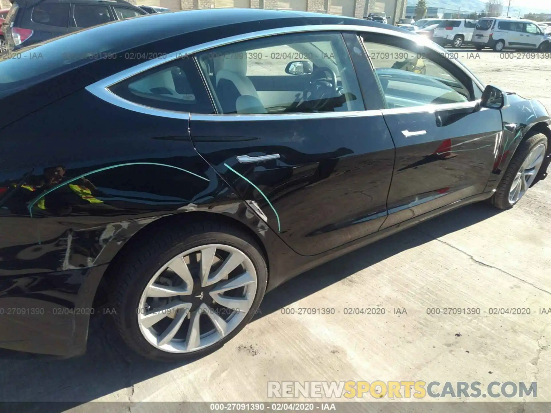 6 Photograph of a damaged car 5YJ3E1EB8KF195669 TESLA MODEL 3 2019