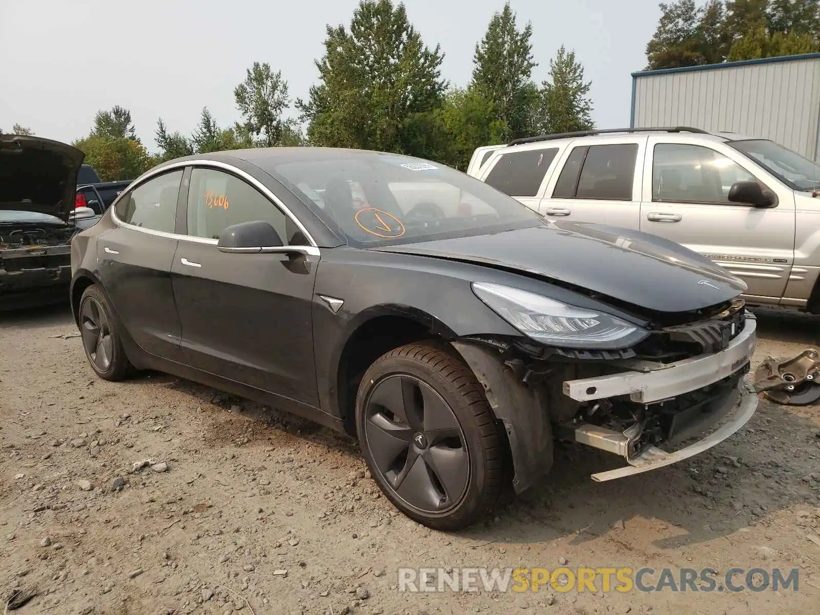 1 Фотография поврежденного автомобиля 5YJ3E1EB8KF199169 TESLA MODEL 3 2019