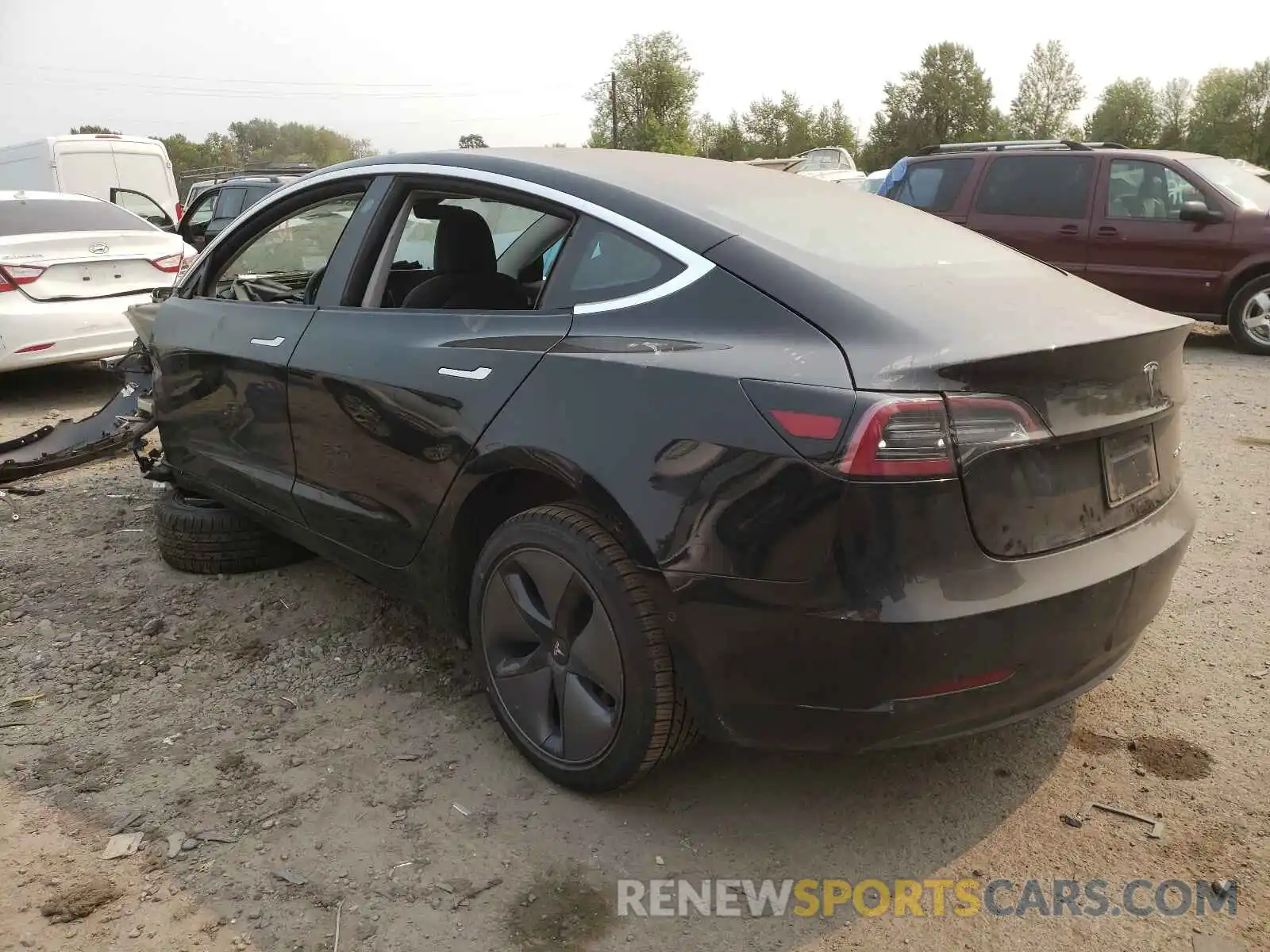 3 Фотография поврежденного автомобиля 5YJ3E1EB8KF199169 TESLA MODEL 3 2019