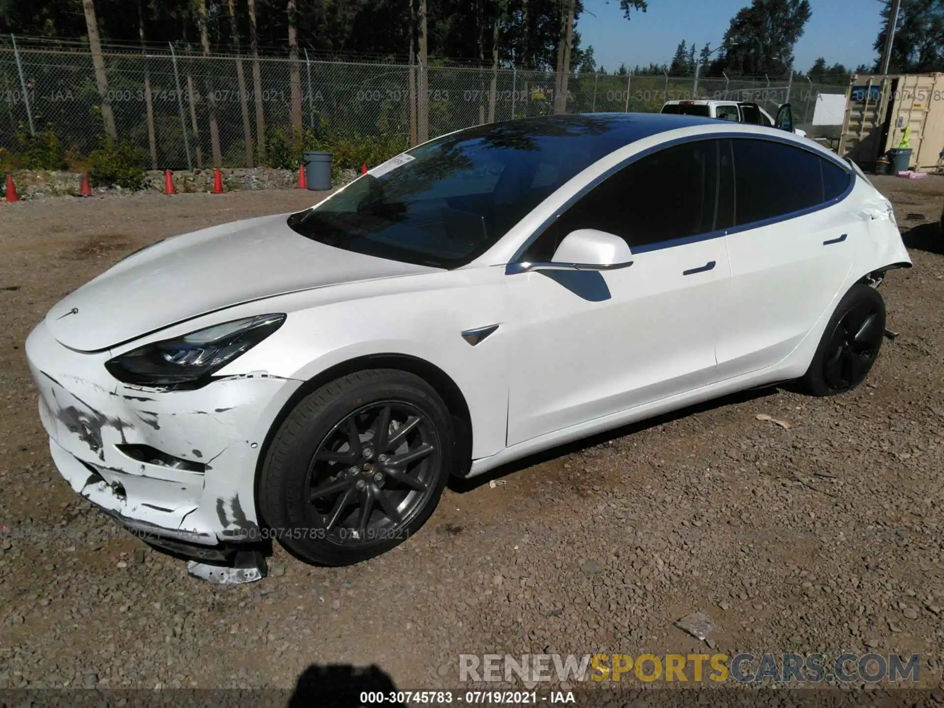 2 Фотография поврежденного автомобиля 5YJ3E1EB8KF199639 TESLA MODEL 3 2019