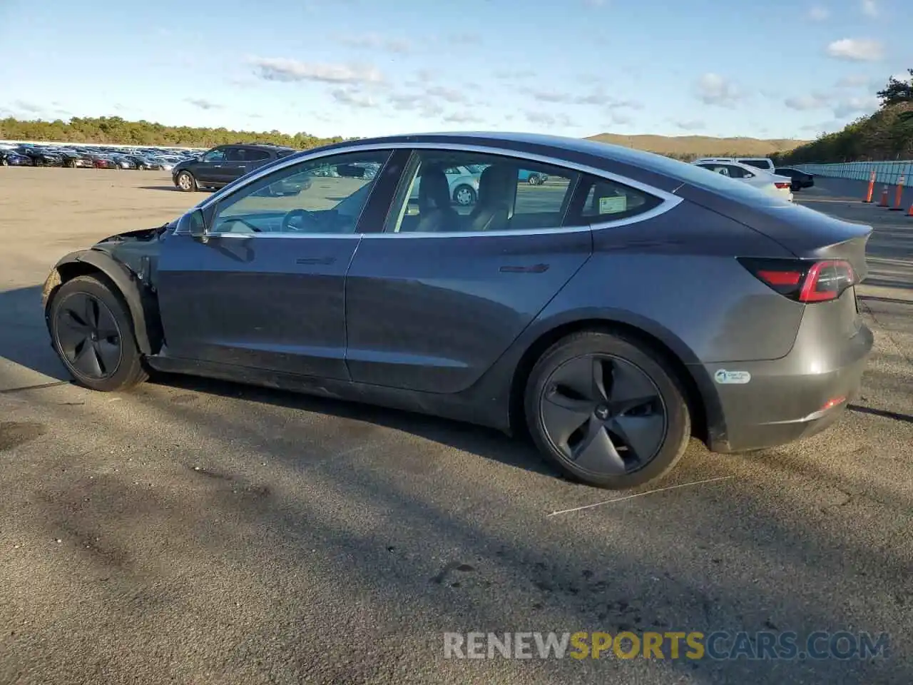 2 Photograph of a damaged car 5YJ3E1EB8KF208579 TESLA MODEL 3 2019