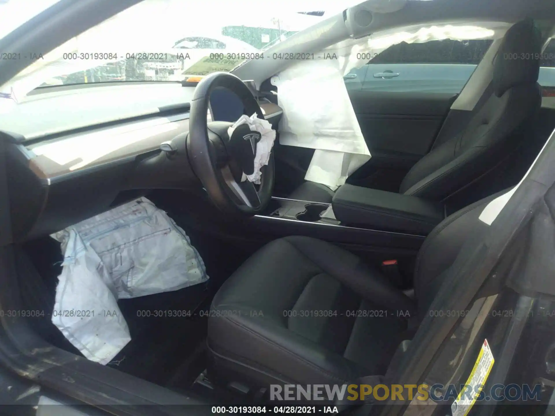 5 Photograph of a damaged car 5YJ3E1EB8KF209599 TESLA MODEL 3 2019