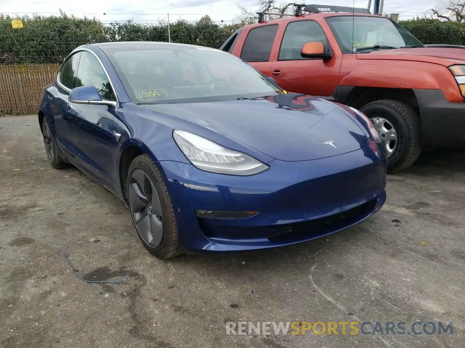 1 Фотография поврежденного автомобиля 5YJ3E1EB8KF211000 TESLA MODEL 3 2019