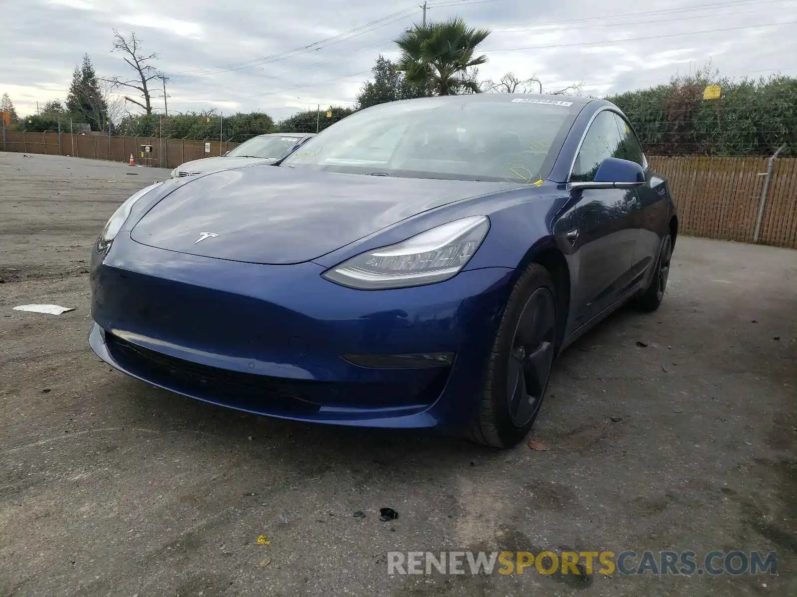 2 Photograph of a damaged car 5YJ3E1EB8KF211000 TESLA MODEL 3 2019