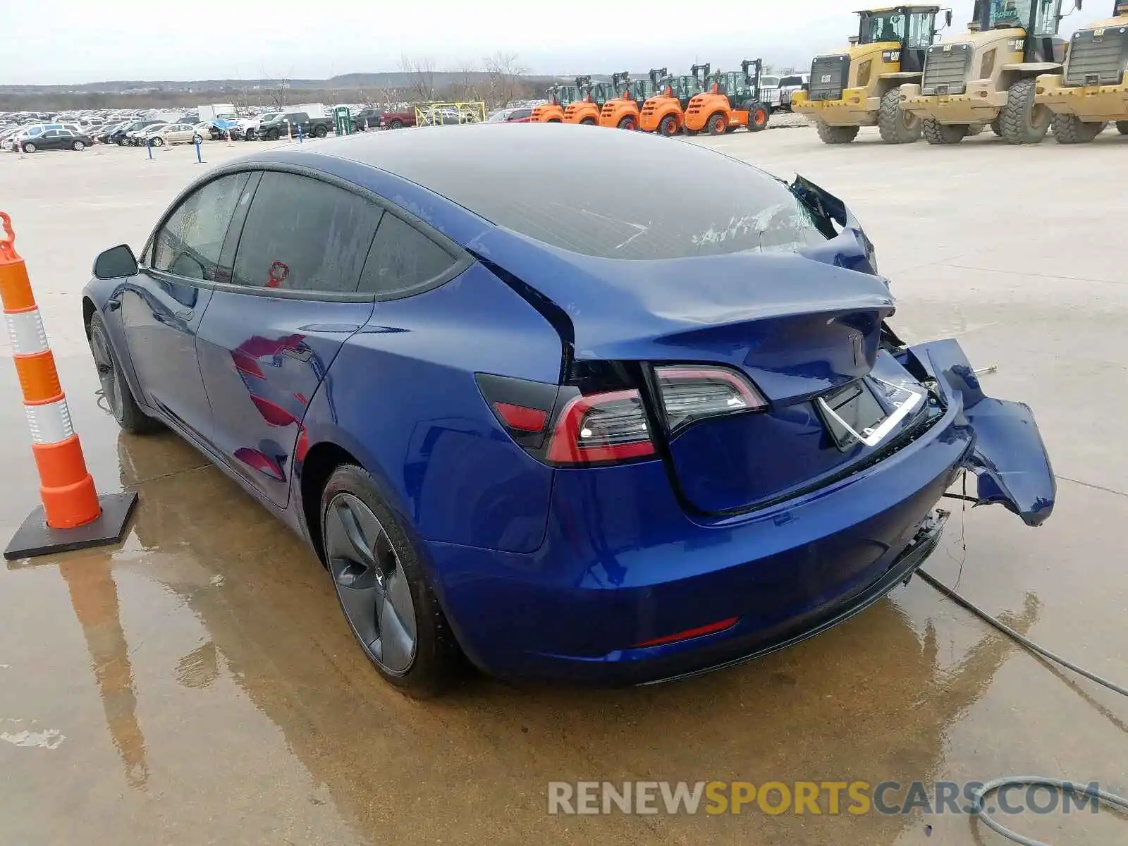 3 Photograph of a damaged car 5YJ3E1EB8KF359454 TESLA MODEL 3 2019