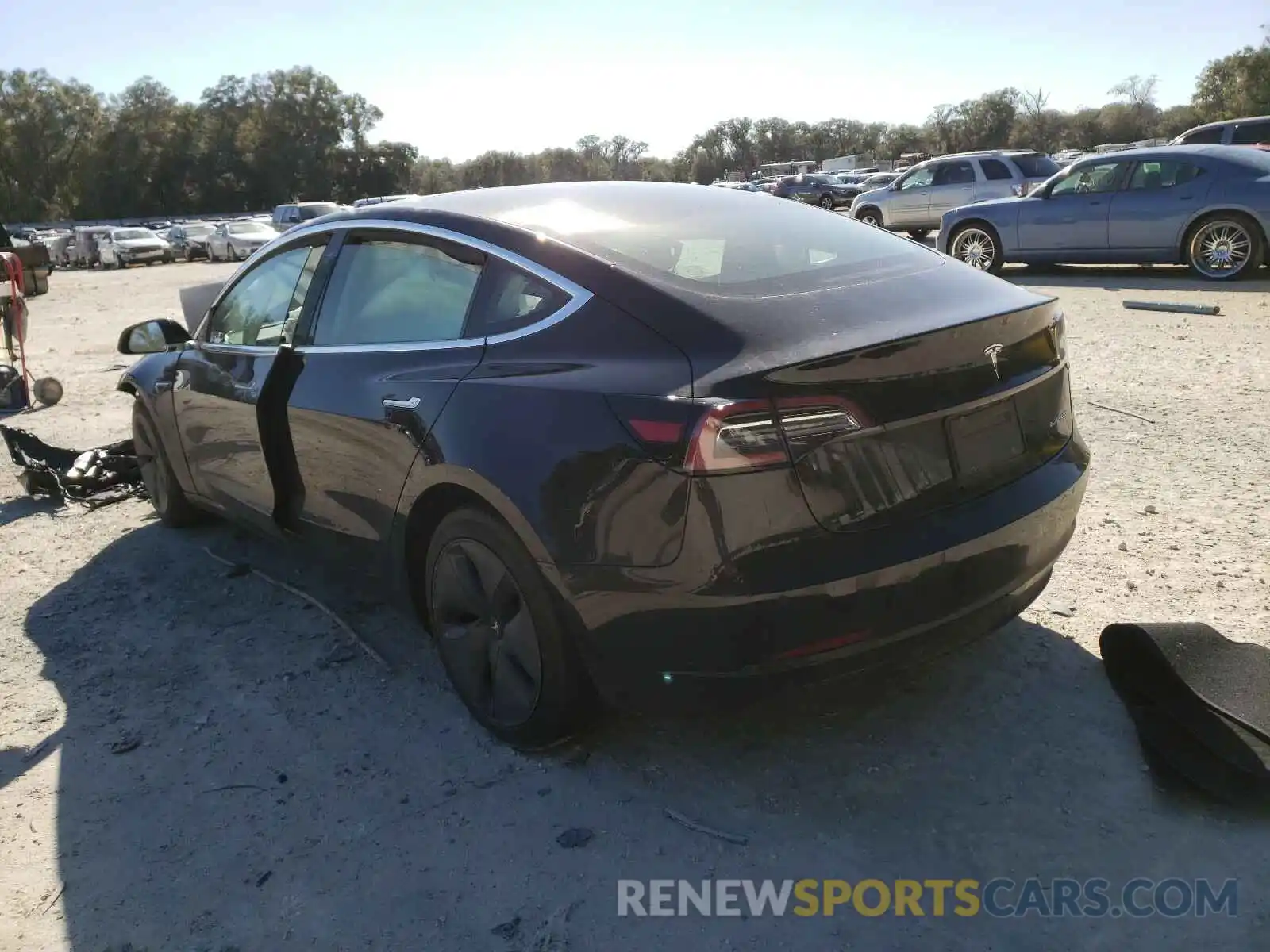 3 Photograph of a damaged car 5YJ3E1EB8KF361320 TESLA MODEL 3 2019