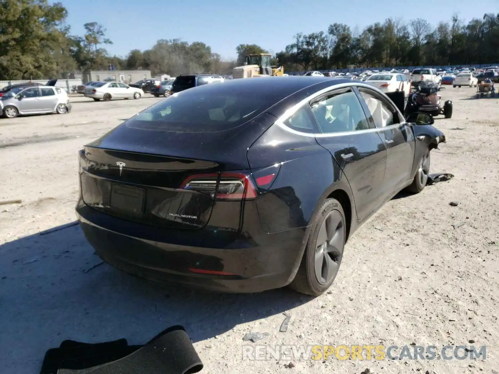 4 Photograph of a damaged car 5YJ3E1EB8KF361320 TESLA MODEL 3 2019