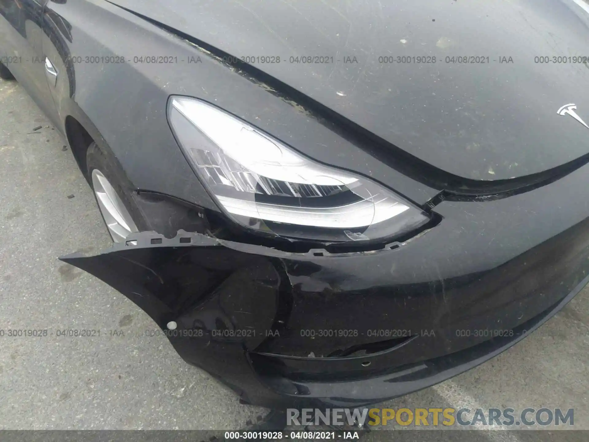 6 Photograph of a damaged car 5YJ3E1EB8KF364556 TESLA MODEL 3 2019