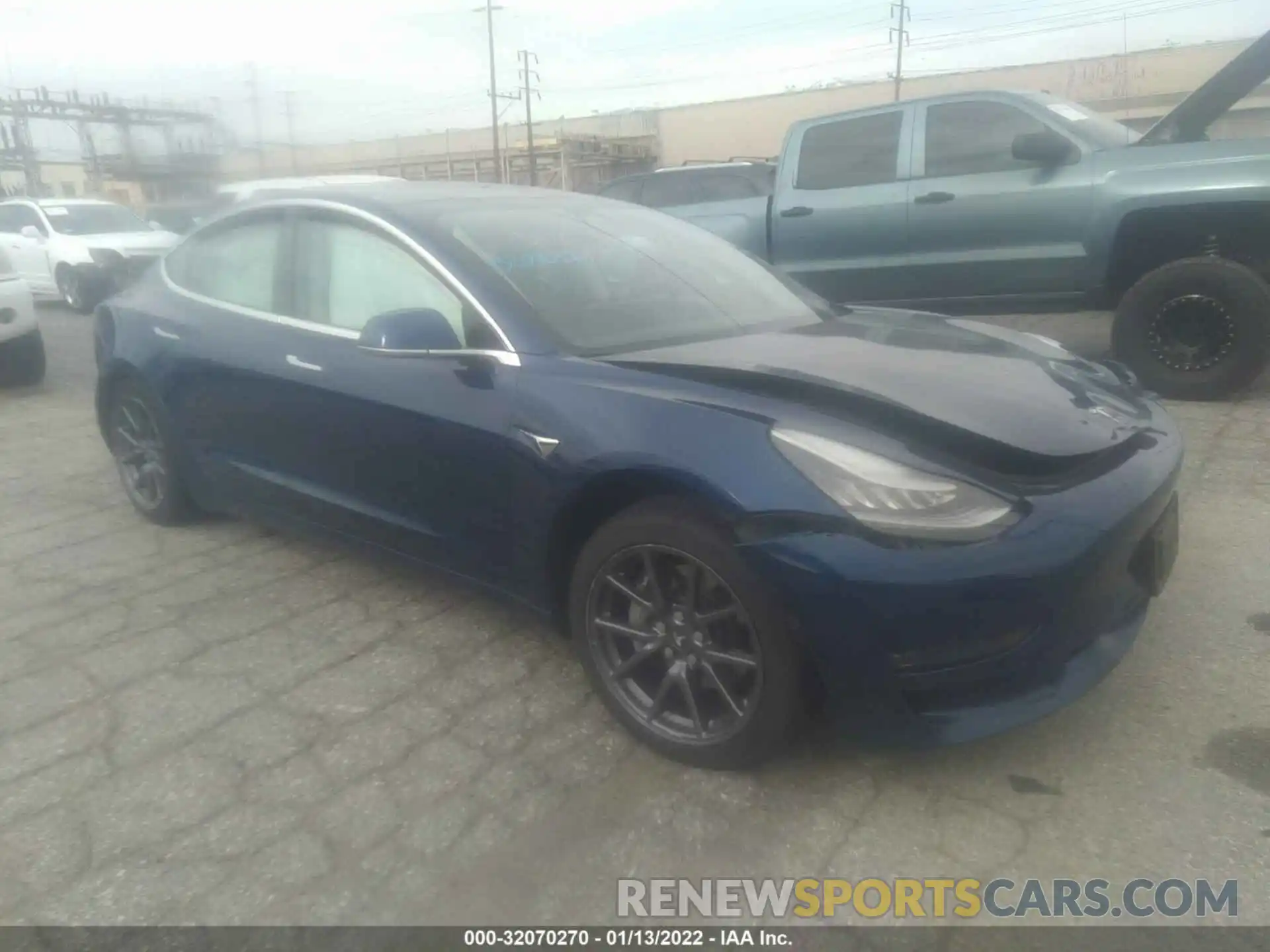 1 Photograph of a damaged car 5YJ3E1EB8KF365559 TESLA MODEL 3 2019