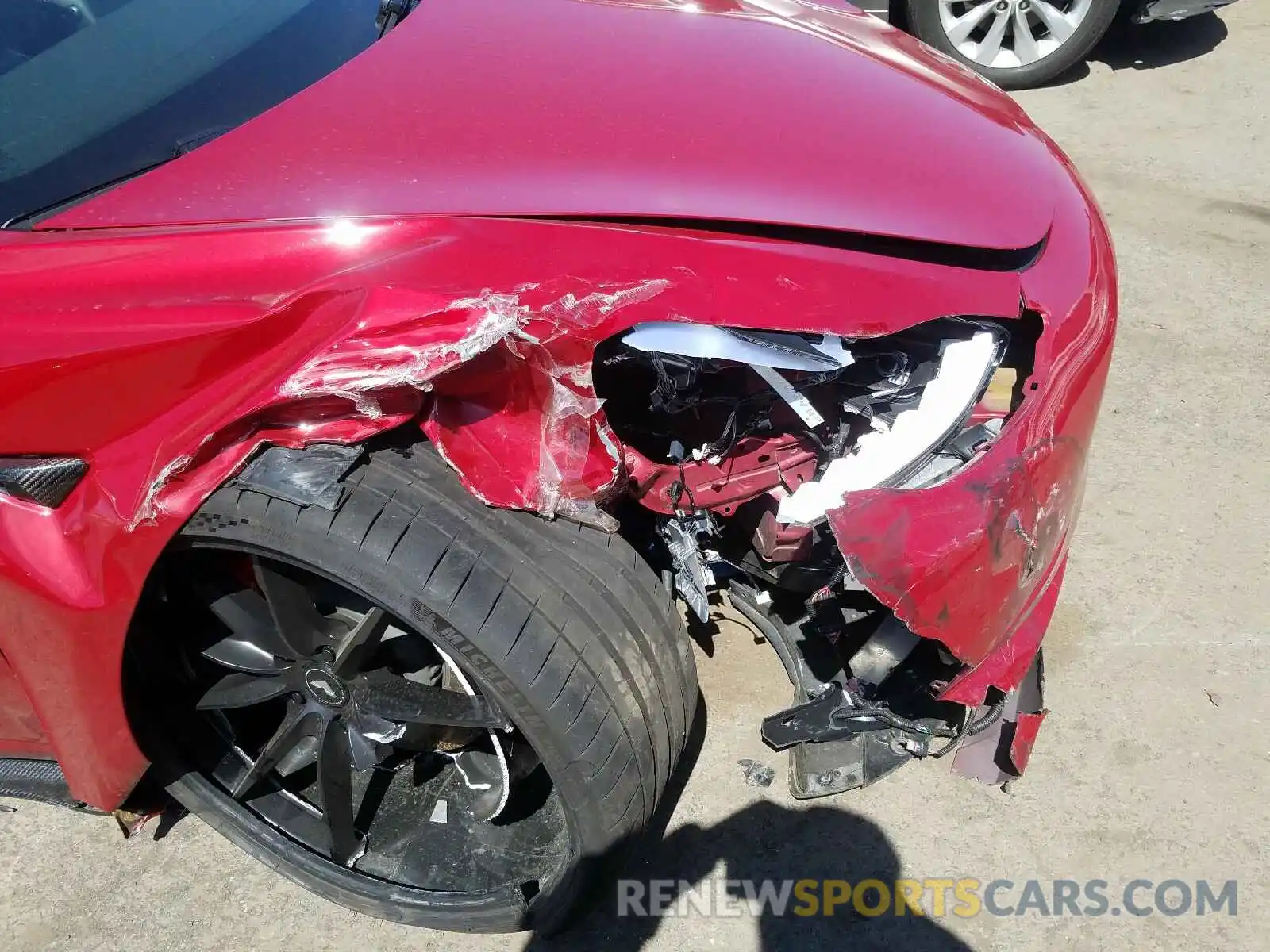 9 Photograph of a damaged car 5YJ3E1EB8KF367327 TESLA MODEL 3 2019