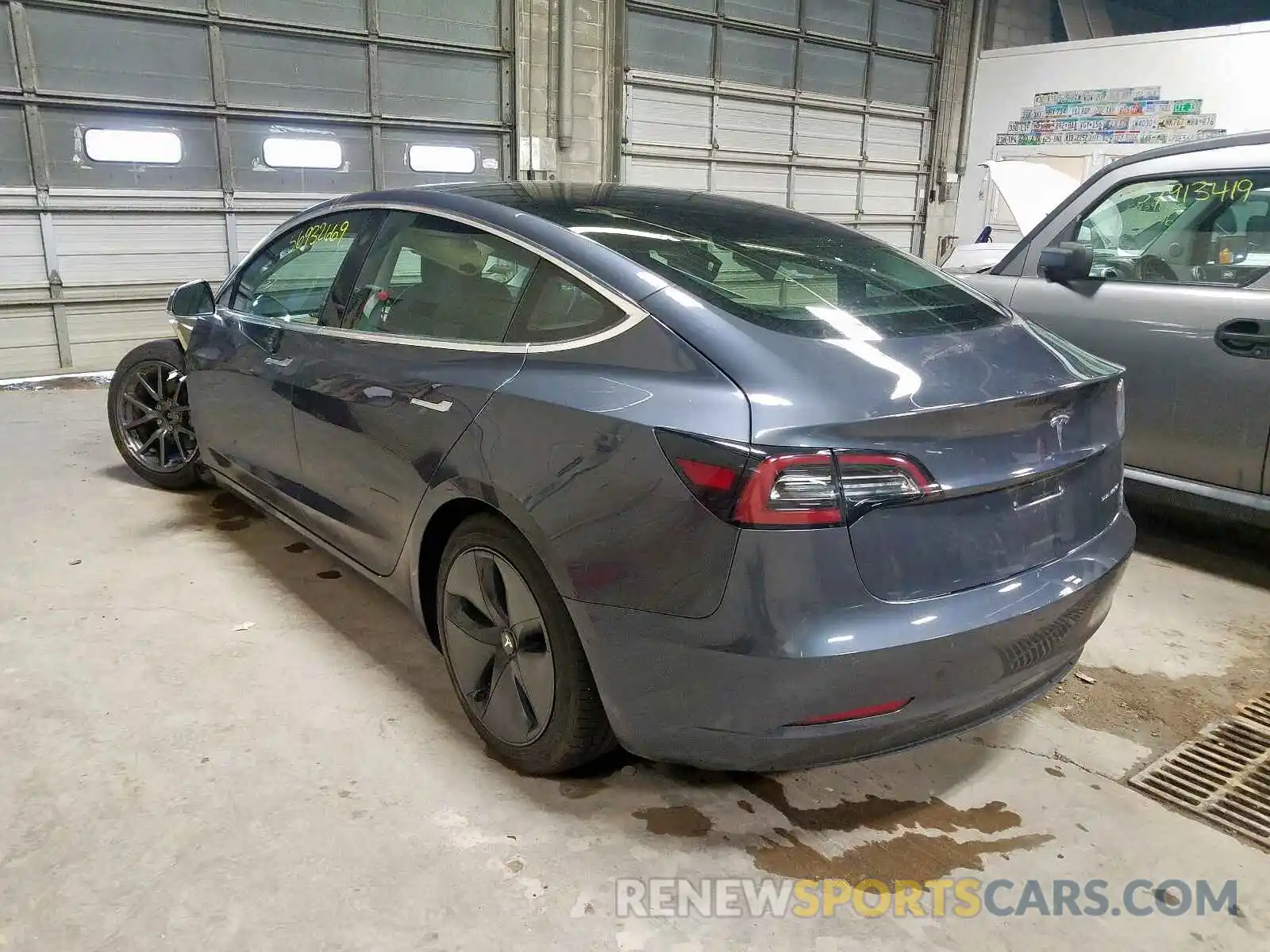 3 Photograph of a damaged car 5YJ3E1EB8KF386363 TESLA MODEL 3 2019