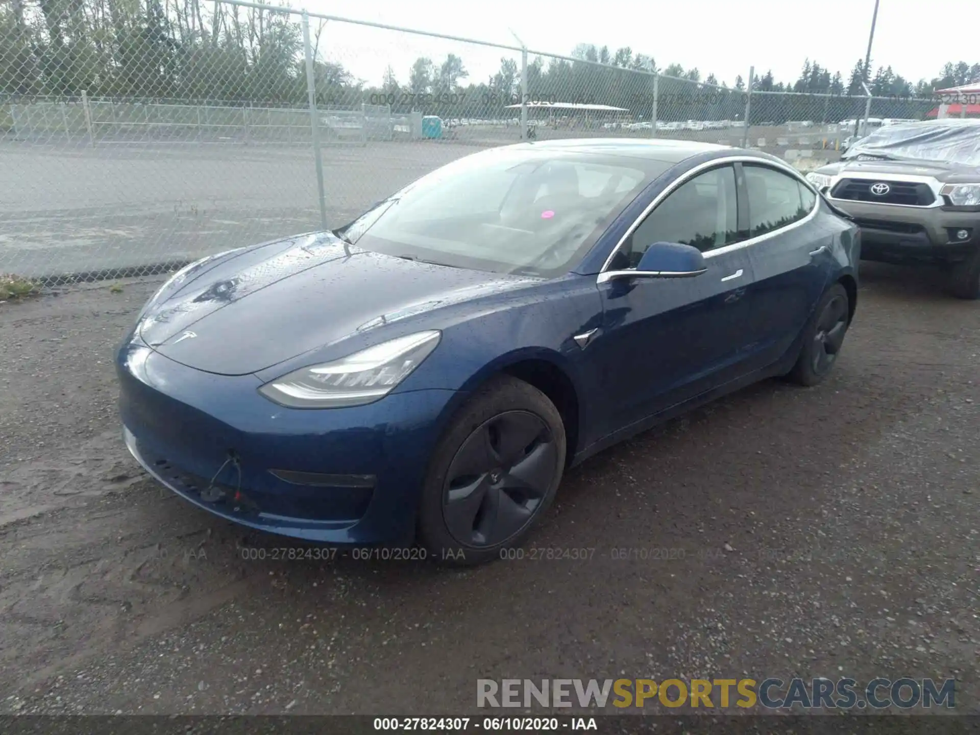 2 Фотография поврежденного автомобиля 5YJ3E1EB8KF387805 TESLA MODEL 3 2019